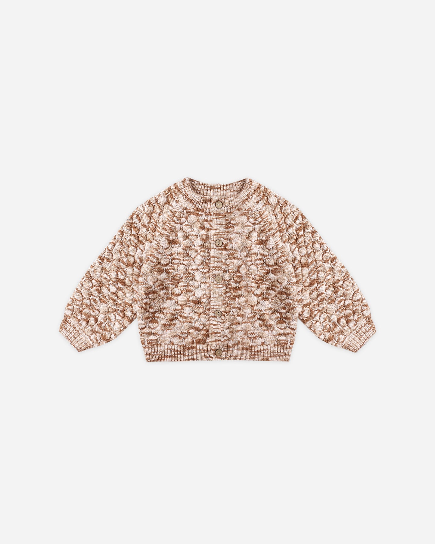 Bubble Knit Cardigan || Rose Speckle - Rylee + Cru | Kids Clothes | Trendy Baby Clothes | Modern Infant Outfits |