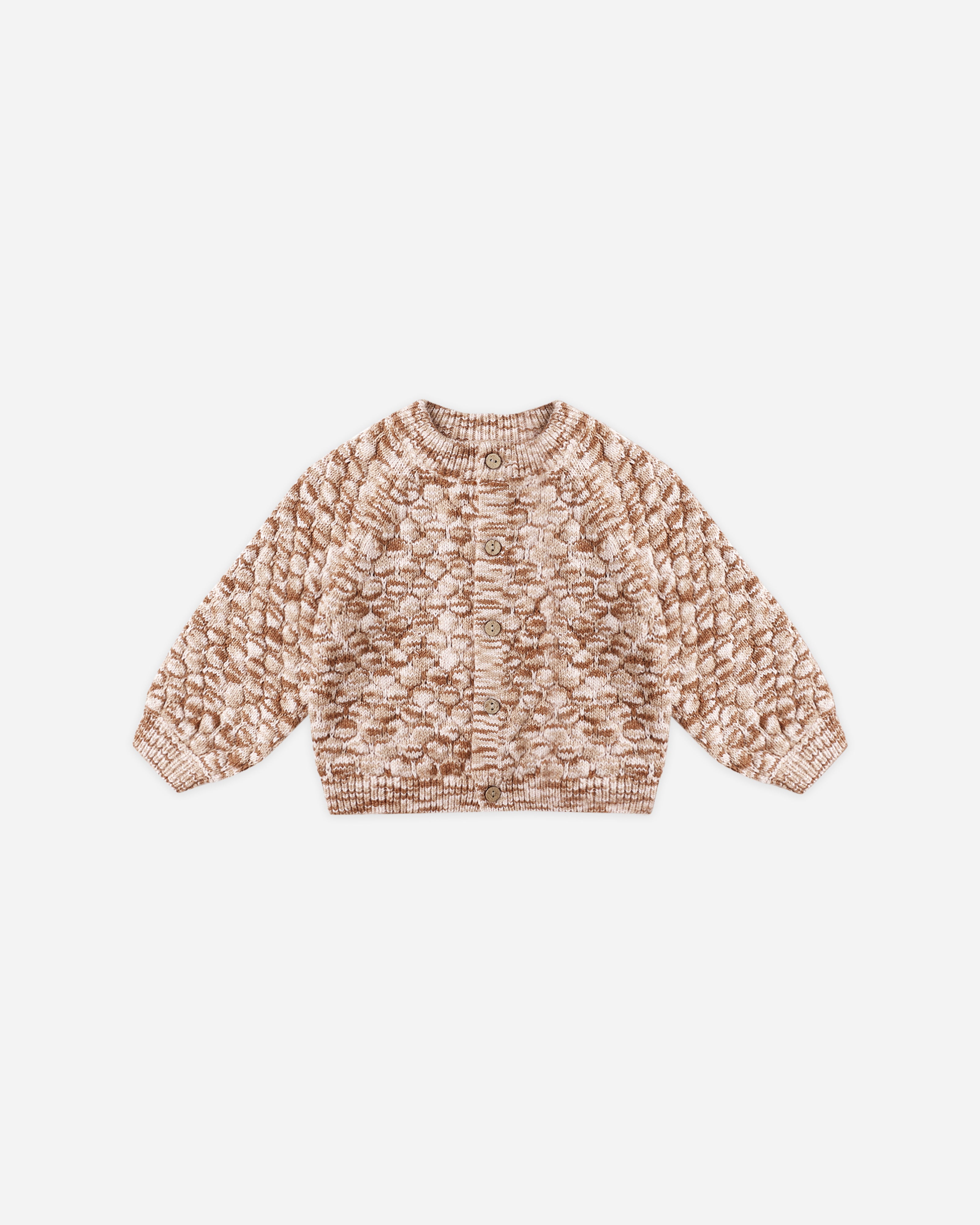 Bubble Knit Cardigan || Rose Speckle - Rylee + Cru | Kids Clothes | Trendy Baby Clothes | Modern Infant Outfits |