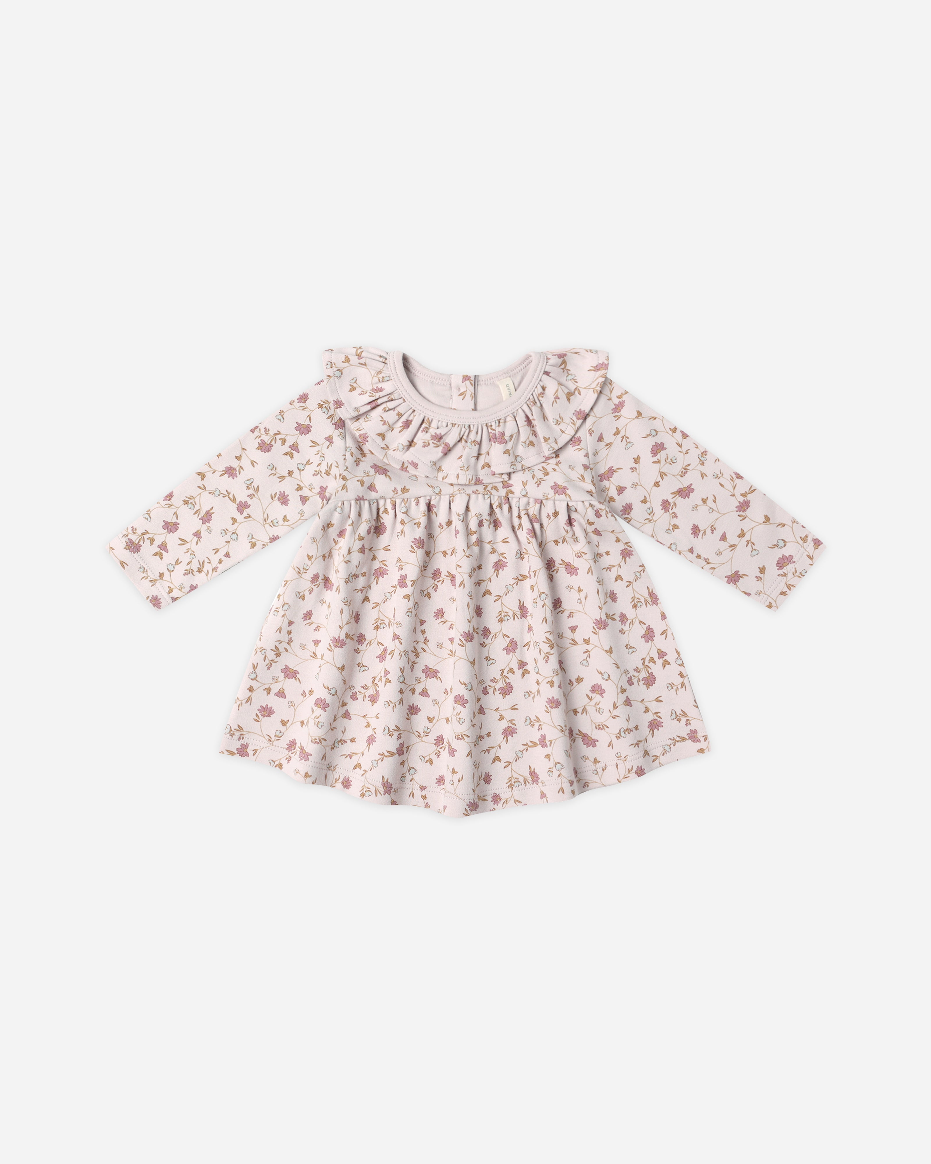 Ruffle Collar Jersey Dress || Garden - Rylee + Cru | Kids Clothes | Trendy Baby Clothes | Modern Infant Outfits |