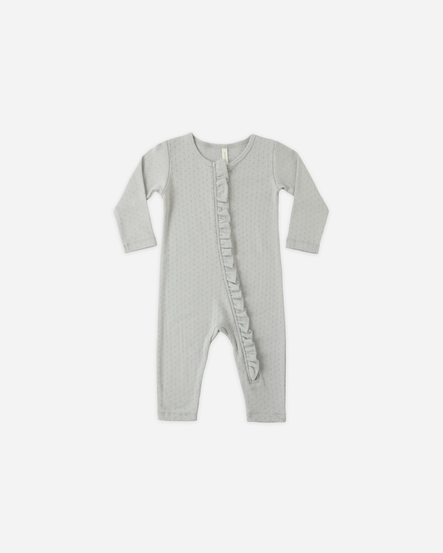 Ruffle Jumpsuit Sage - Rylee + Cru | Kids Clothes | Trendy Baby Clothes | Modern Infant Outfits |