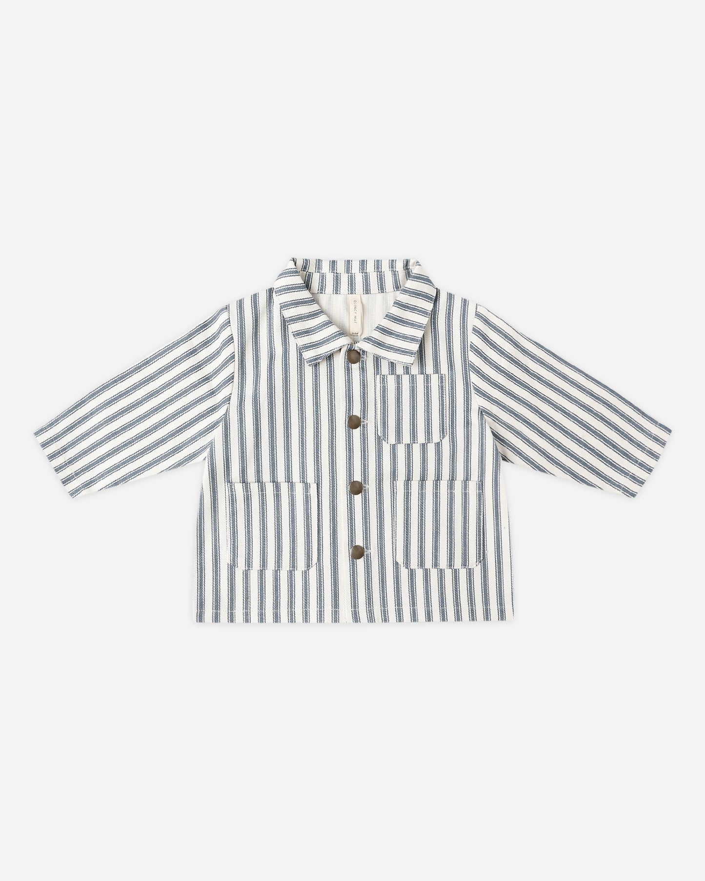 Utility Jacket || Ocean Pinstripe - Rylee + Cru | Kids Clothes | Trendy Baby Clothes | Modern Infant Outfits |