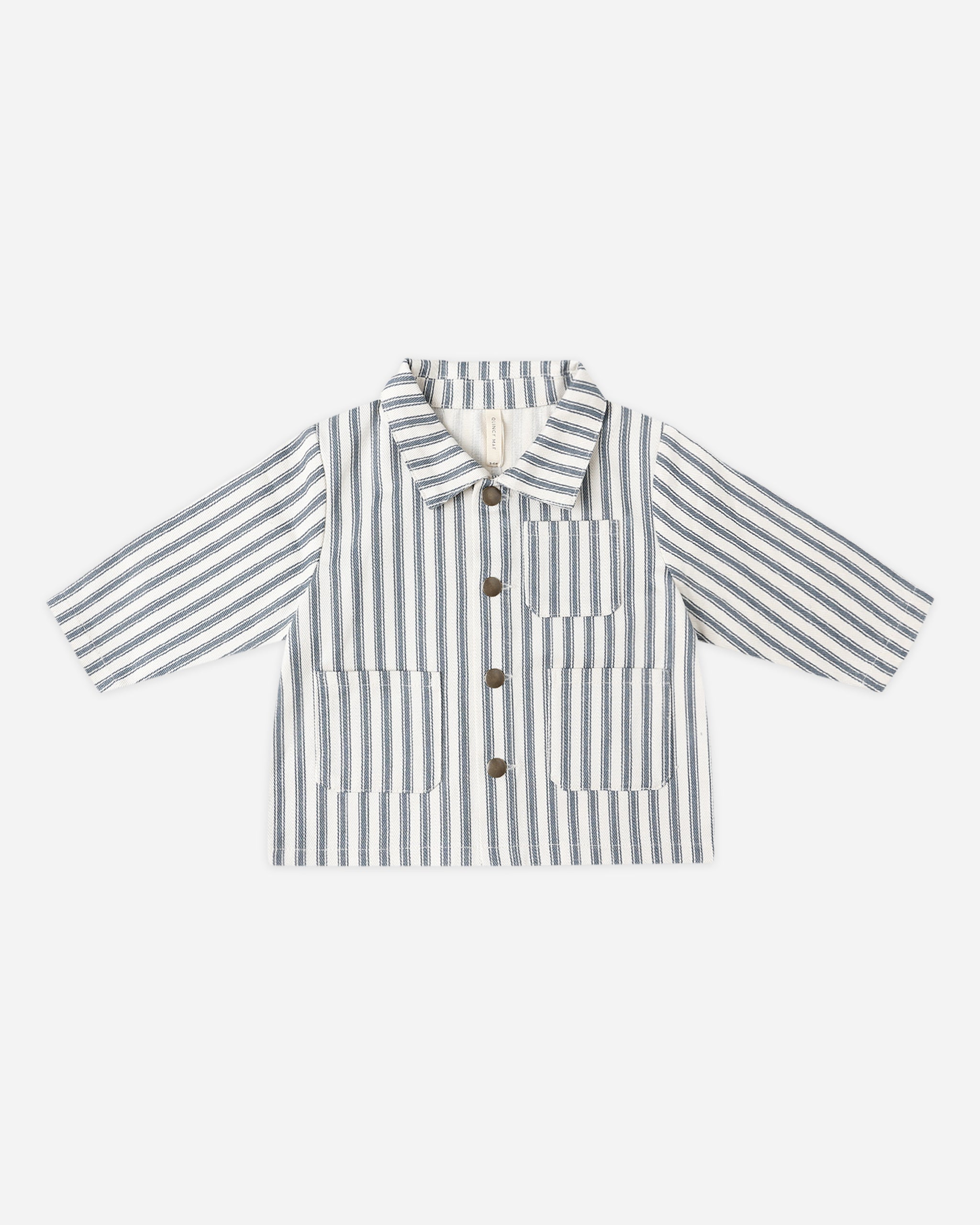 Utility Jacket || Ocean Pinstripe - Rylee + Cru | Kids Clothes | Trendy Baby Clothes | Modern Infant Outfits |