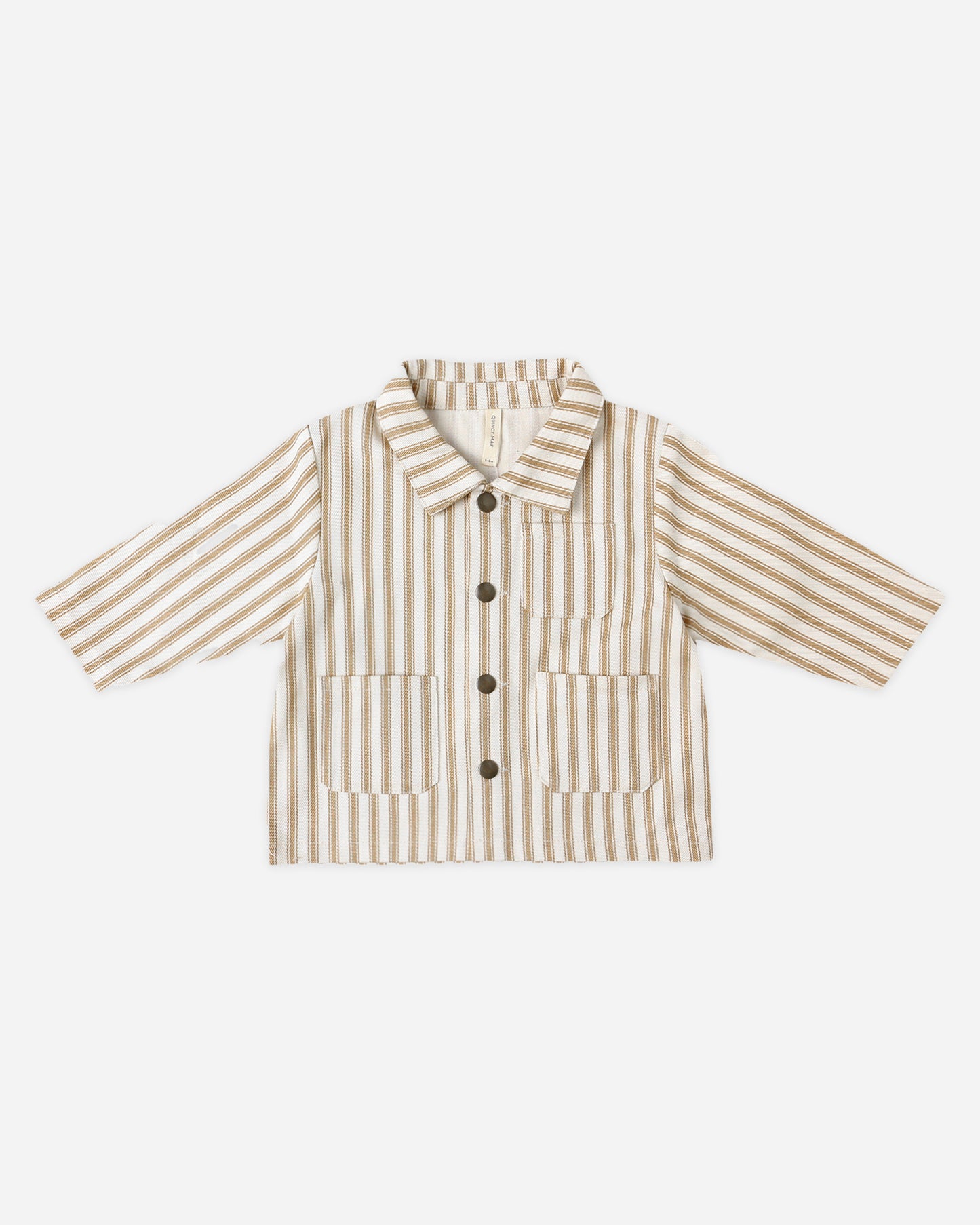 Utility Jacket || Gold Pinstripe - Rylee + Cru | Kids Clothes | Trendy Baby Clothes | Modern Infant Outfits |
