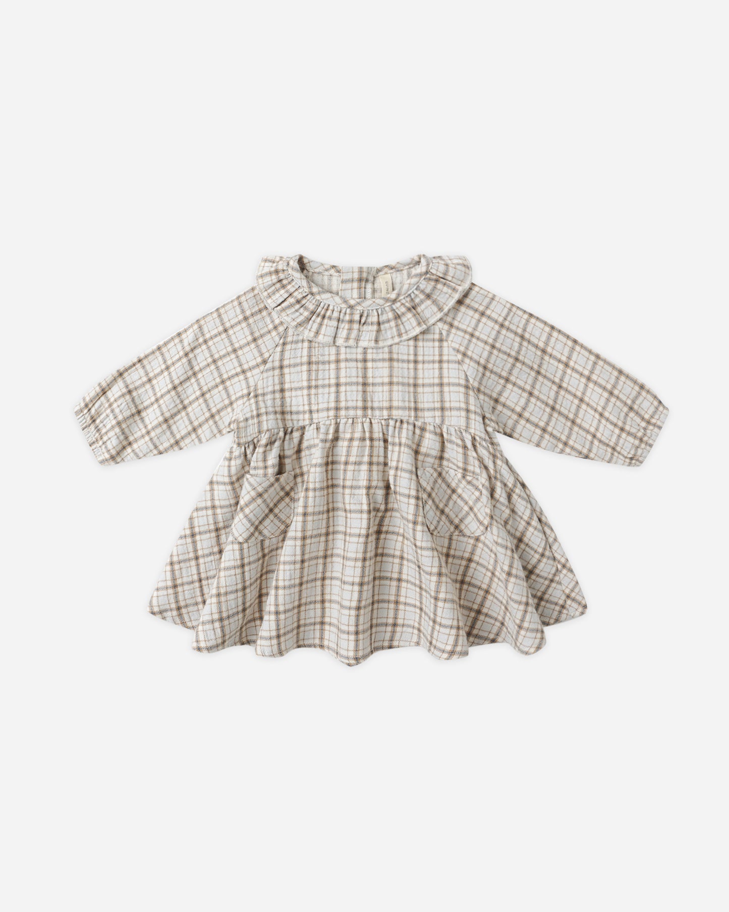 Simone Dress || Blue Plaid - Rylee + Cru | Kids Clothes | Trendy Baby Clothes | Modern Infant Outfits |