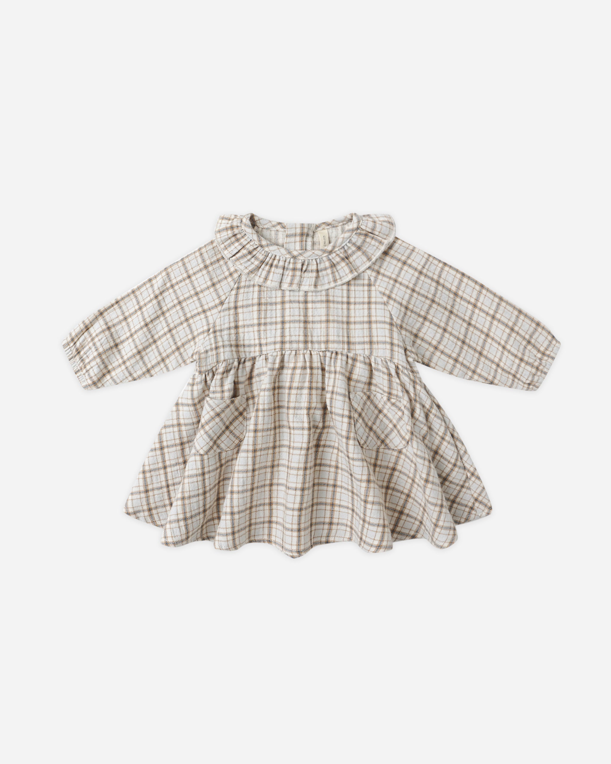 Simone Dress || Blue Plaid - Rylee + Cru | Kids Clothes | Trendy Baby Clothes | Modern Infant Outfits |