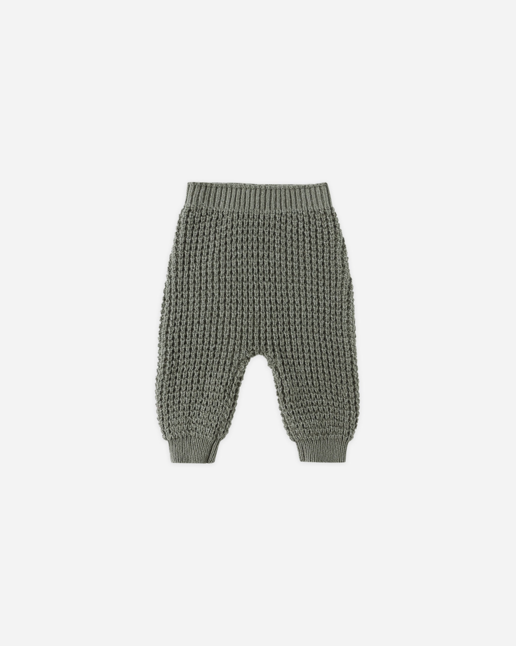 Chunky Knit Pant || Forest - Rylee + Cru | Kids Clothes | Trendy Baby Clothes | Modern Infant Outfits |