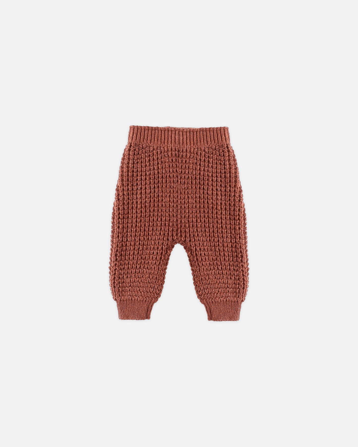 Chunky Knit Pant || Cranberry - Rylee + Cru | Kids Clothes | Trendy Baby Clothes | Modern Infant Outfits |