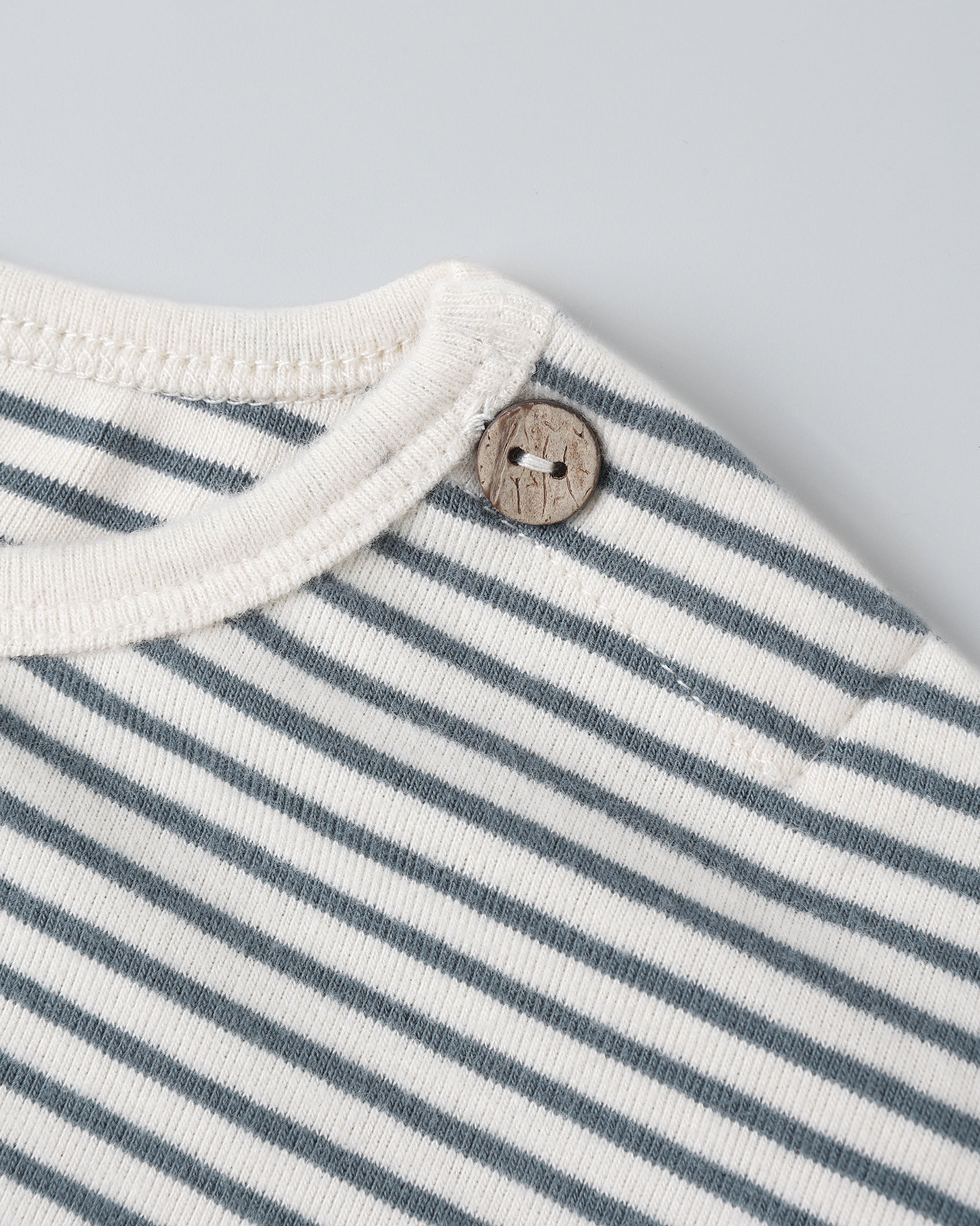 Long Sleeve Tee || Ocean Micro Stripe - Rylee + Cru | Kids Clothes | Trendy Baby Clothes | Modern Infant Outfits |