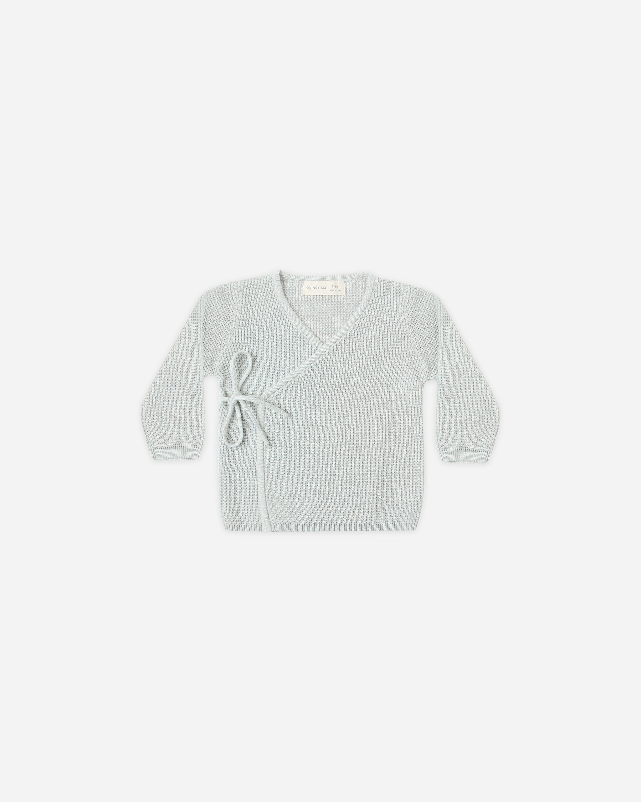 Knit Wrap Top || Ice Blue - Rylee + Cru | Kids Clothes | Trendy Baby Clothes | Modern Infant Outfits |