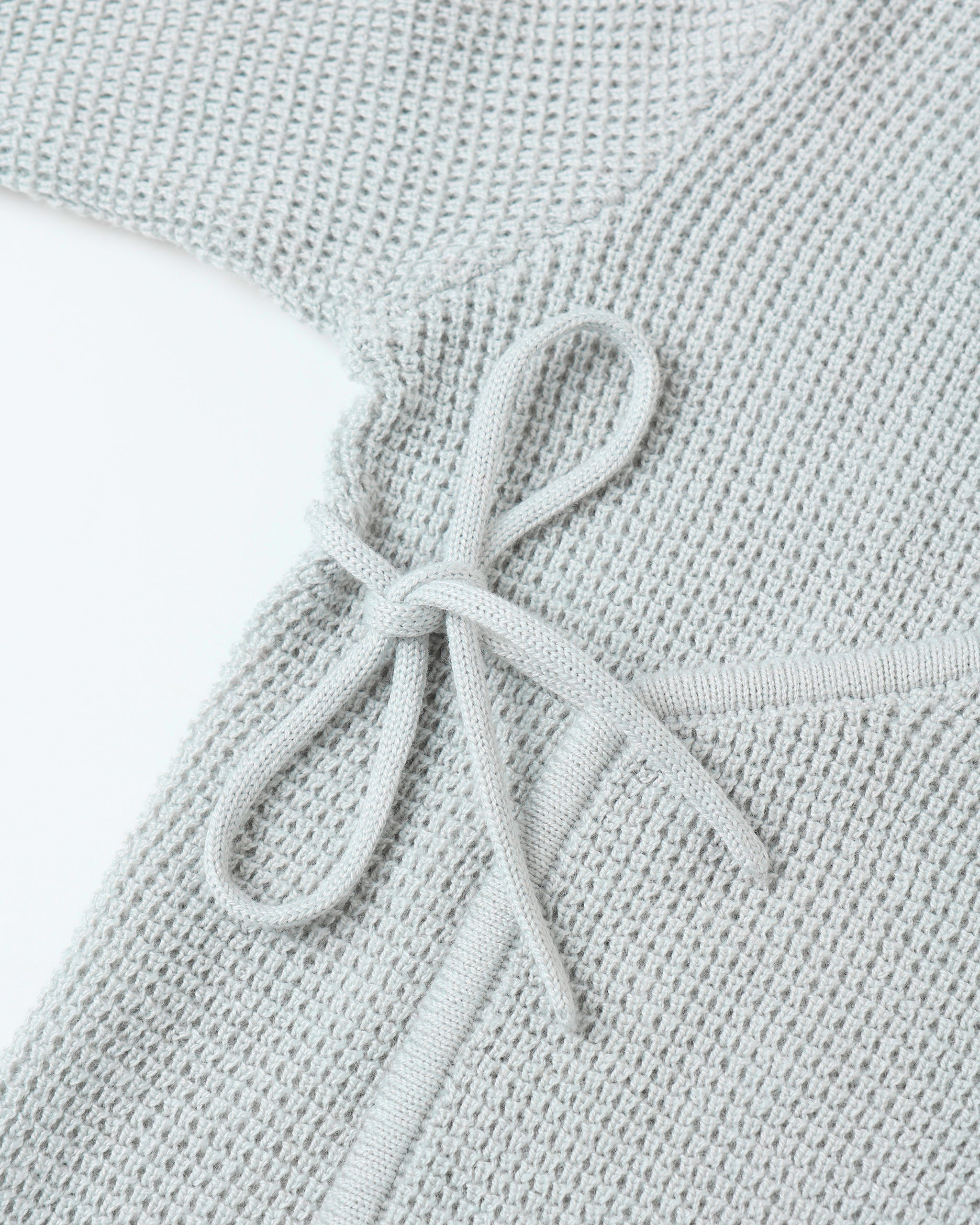 Knit Wrap Top || Ice Blue - Rylee + Cru | Kids Clothes | Trendy Baby Clothes | Modern Infant Outfits |