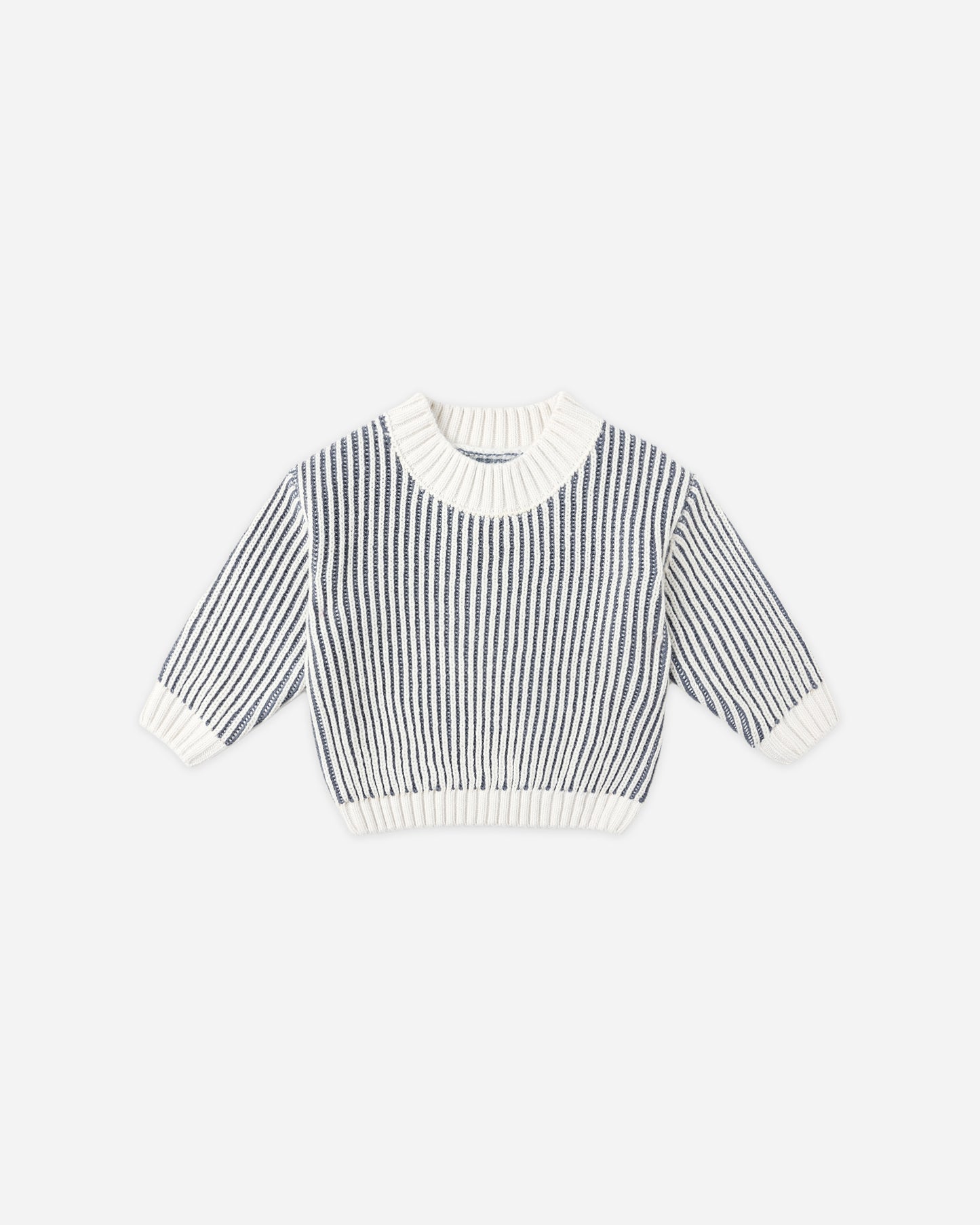 Relaxed Knit Sweater || Ocean - Rylee + Cru | Kids Clothes | Trendy Baby Clothes | Modern Infant Outfits |