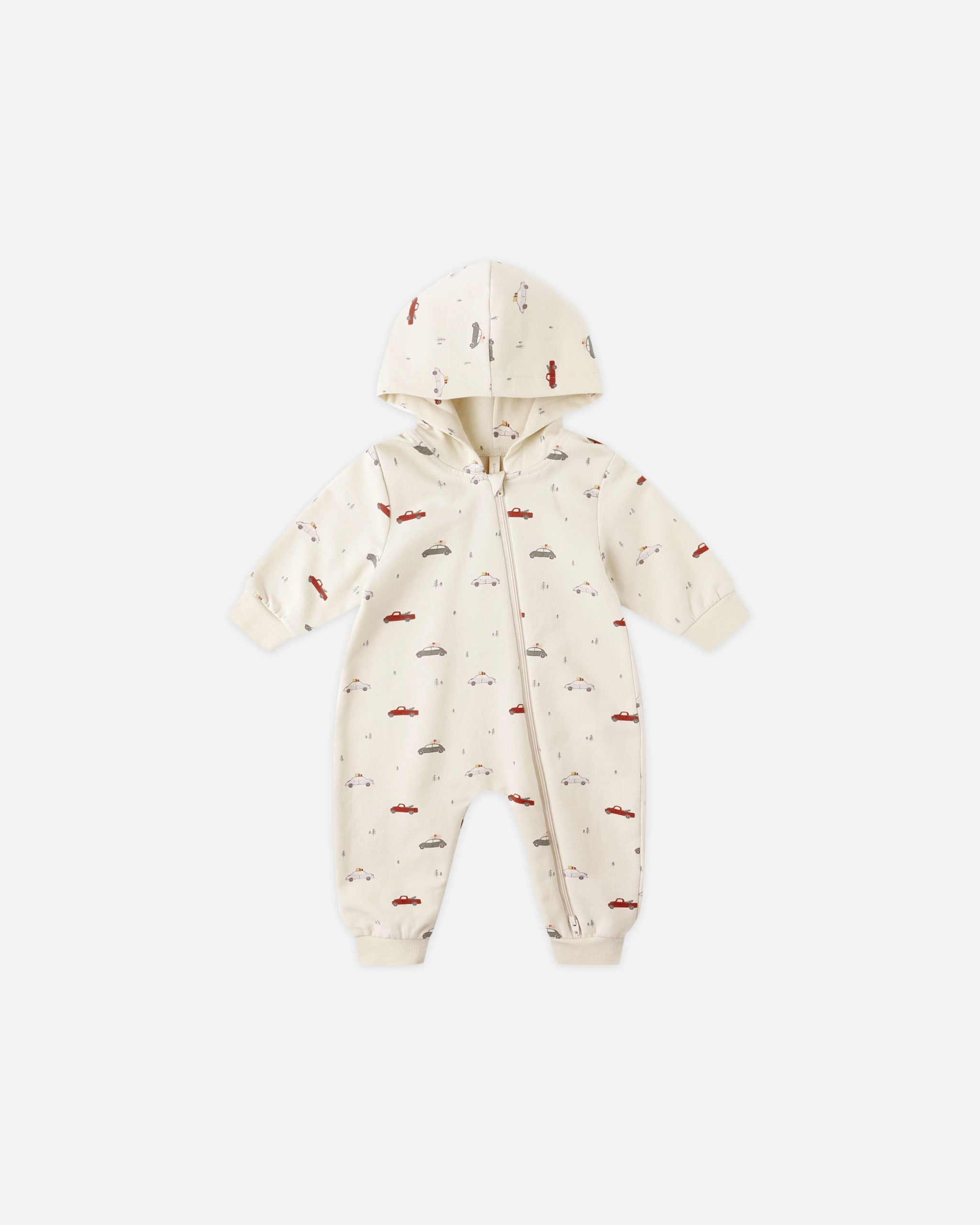 Hooded Jumpsuit || Cars - Rylee + Cru | Kids Clothes | Trendy Baby Clothes | Modern Infant Outfits |