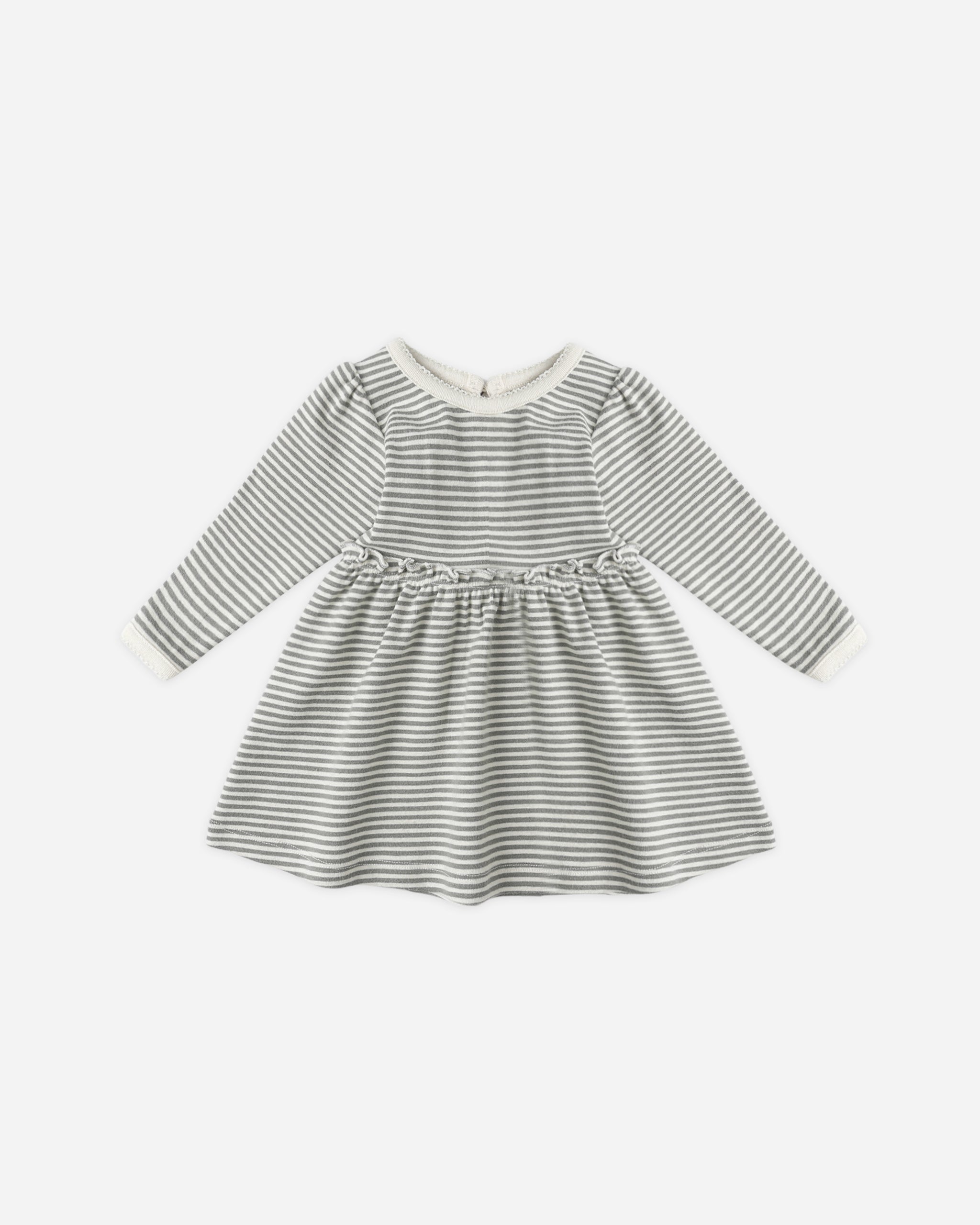 Alda Dress || Forest Stripe - Rylee + Cru | Kids Clothes | Trendy Baby Clothes | Modern Infant Outfits |