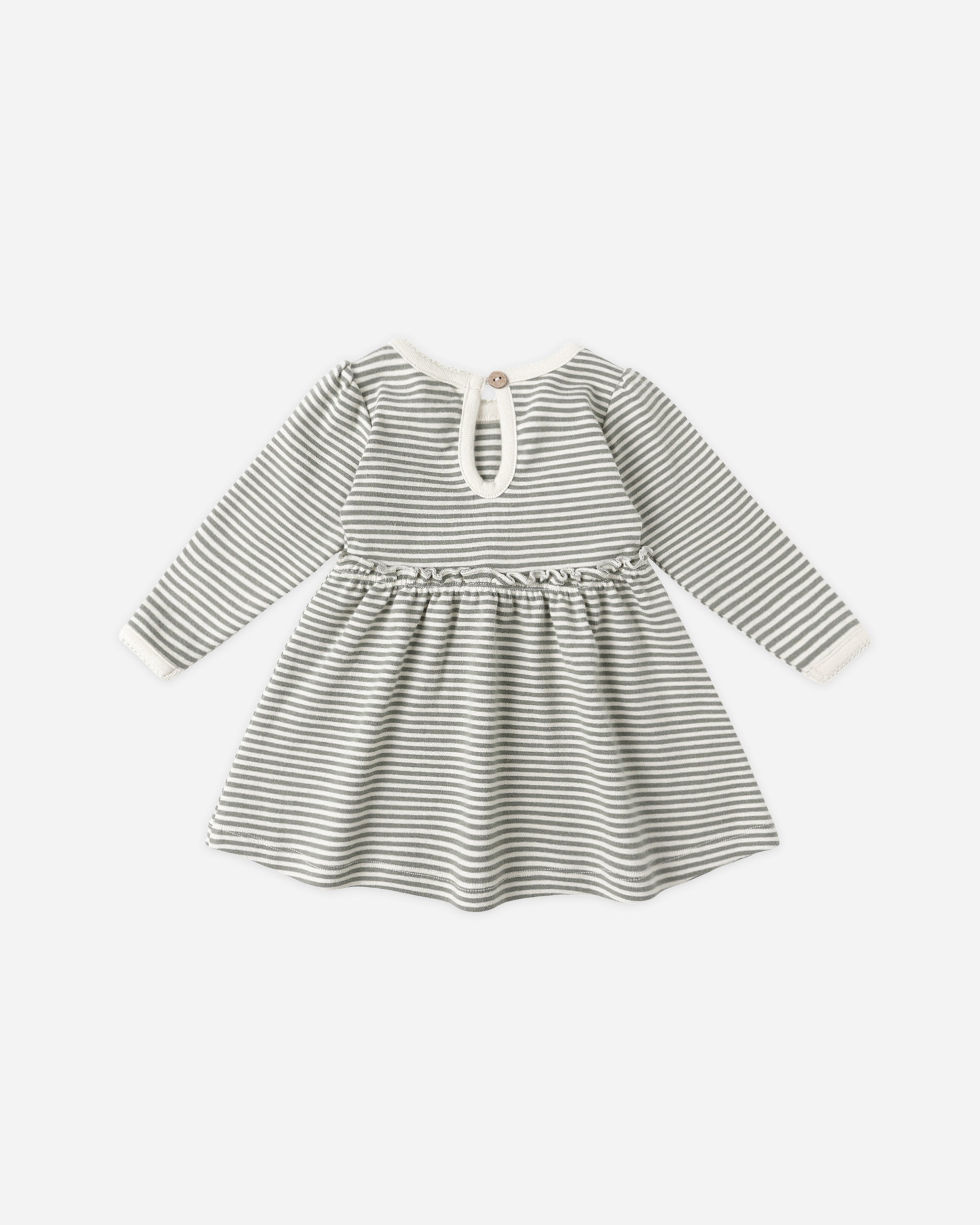 Alda Dress || Forest Stripe - Rylee + Cru | Kids Clothes | Trendy Baby Clothes | Modern Infant Outfits |