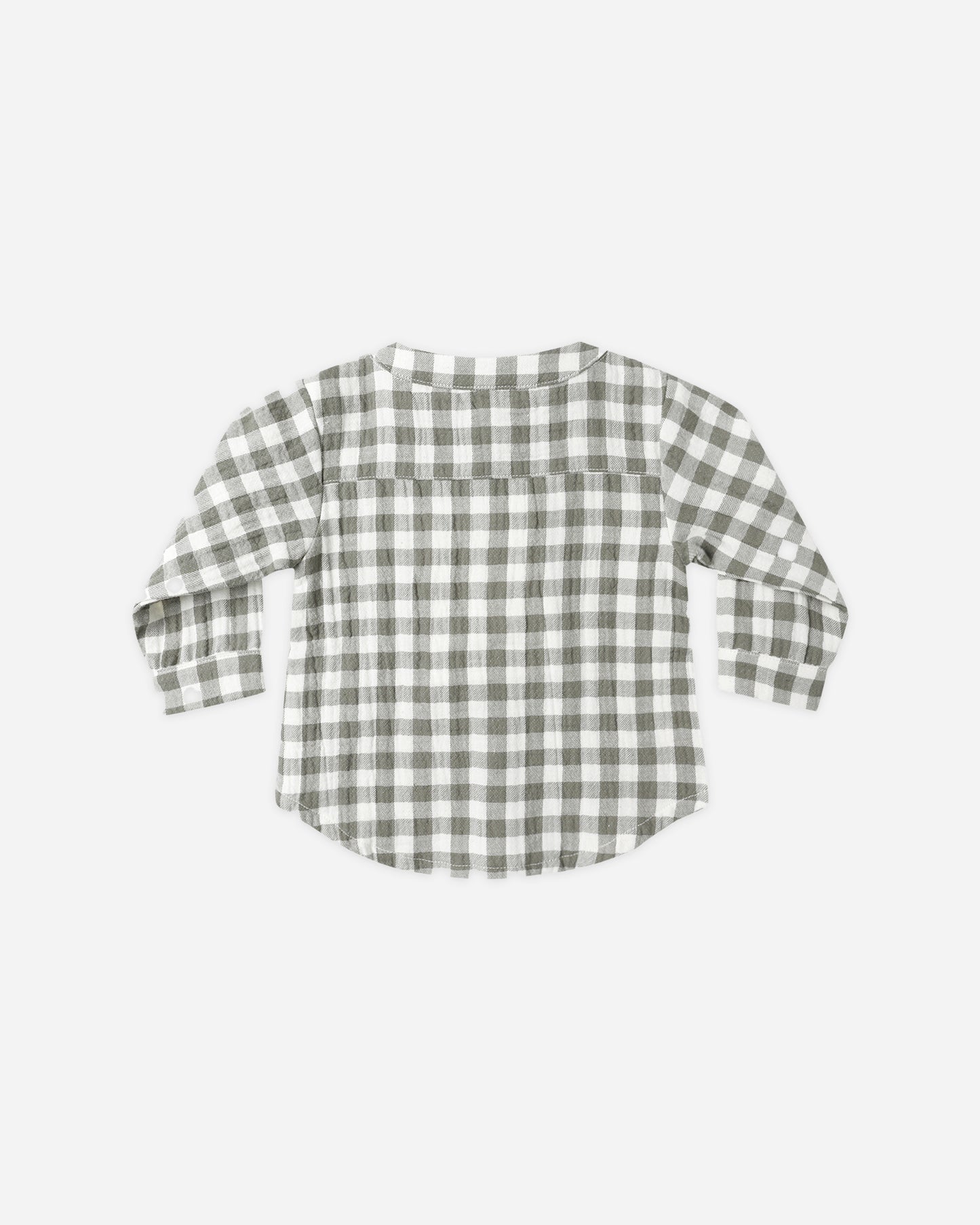 Milo Shirt || Forest Check - Rylee + Cru | Kids Clothes | Trendy Baby Clothes | Modern Infant Outfits |