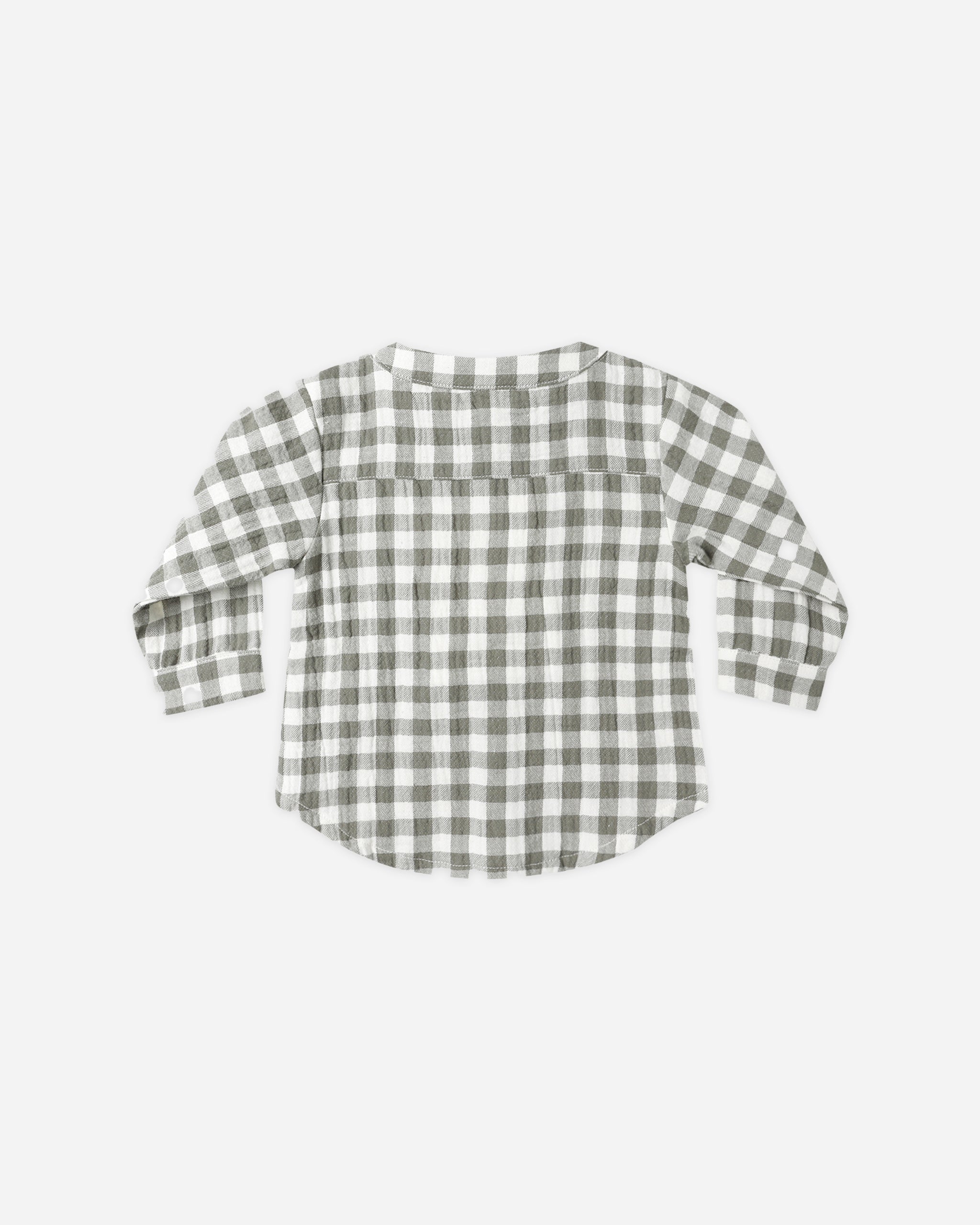 Milo Shirt || Forest Check - Rylee + Cru | Kids Clothes | Trendy Baby Clothes | Modern Infant Outfits |