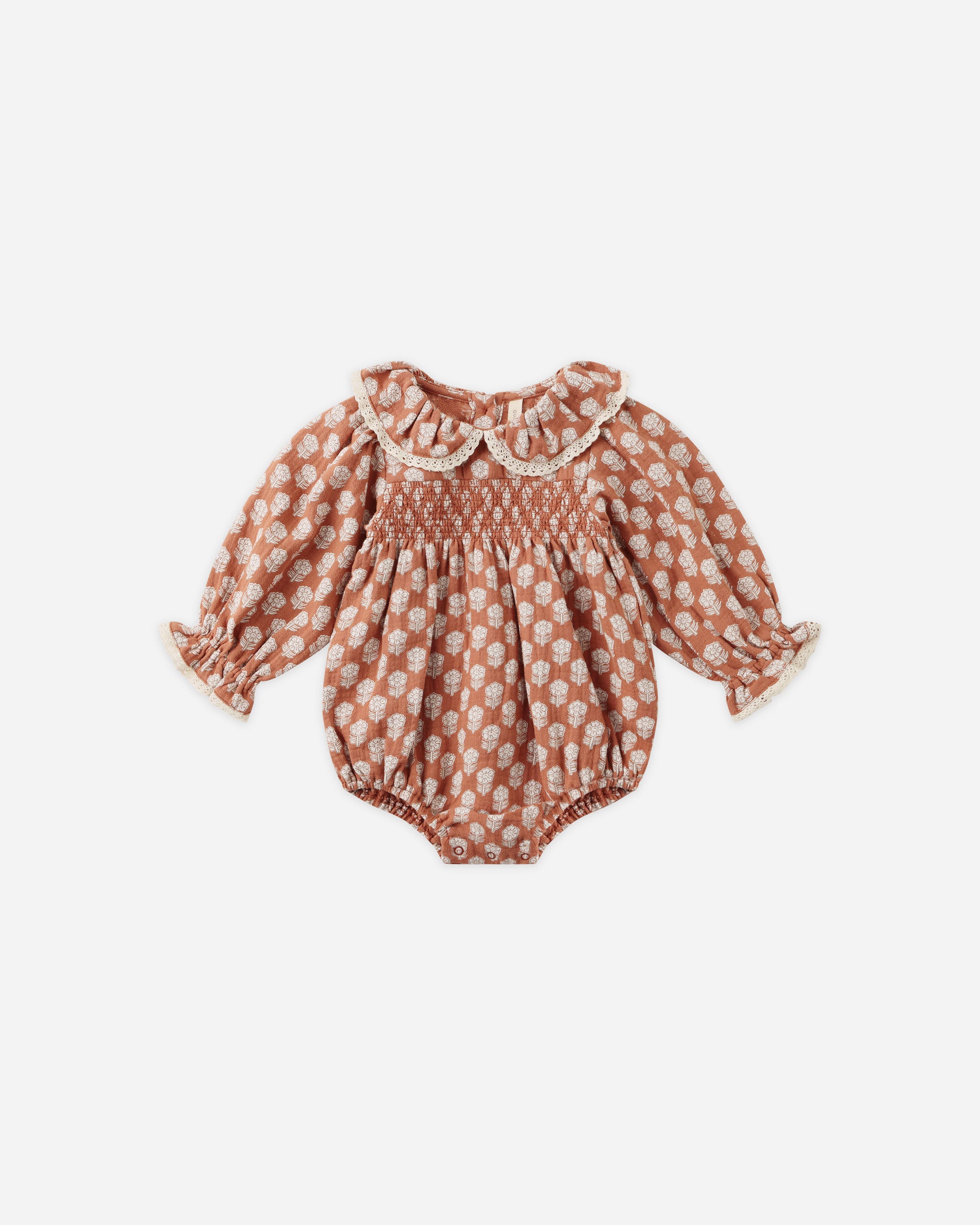 Callie Romper || Holiday Fleur - Rylee + Cru | Kids Clothes | Trendy Baby Clothes | Modern Infant Outfits |