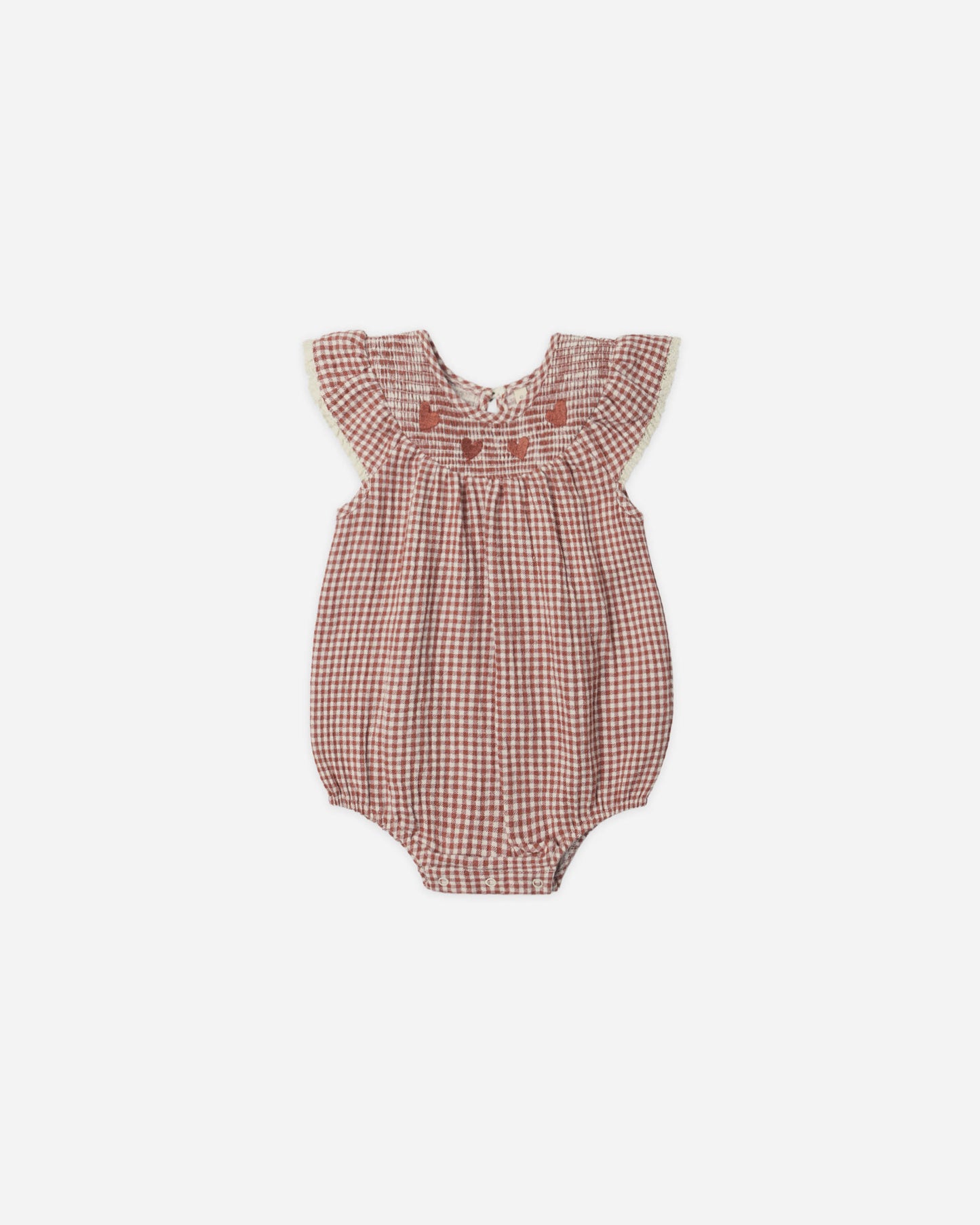Lenore Romper Red Gingham