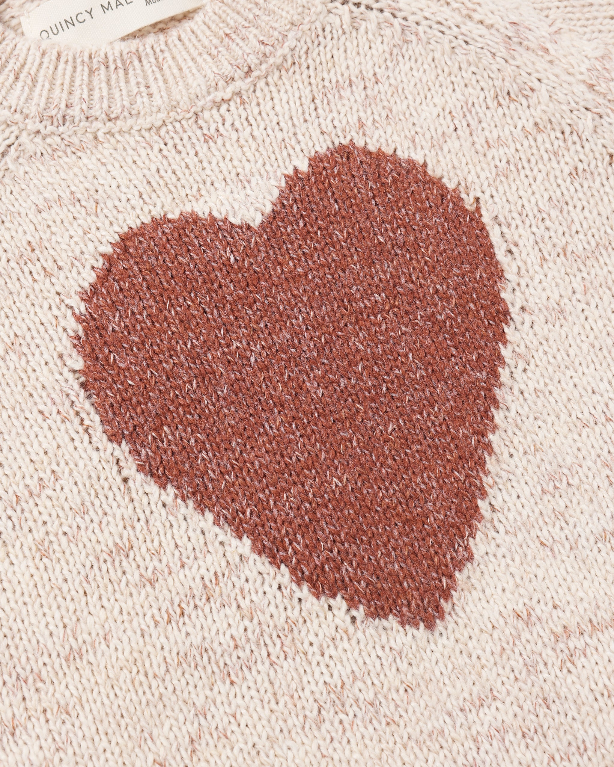 Knit Sweater Red Heart – Quincy Mae