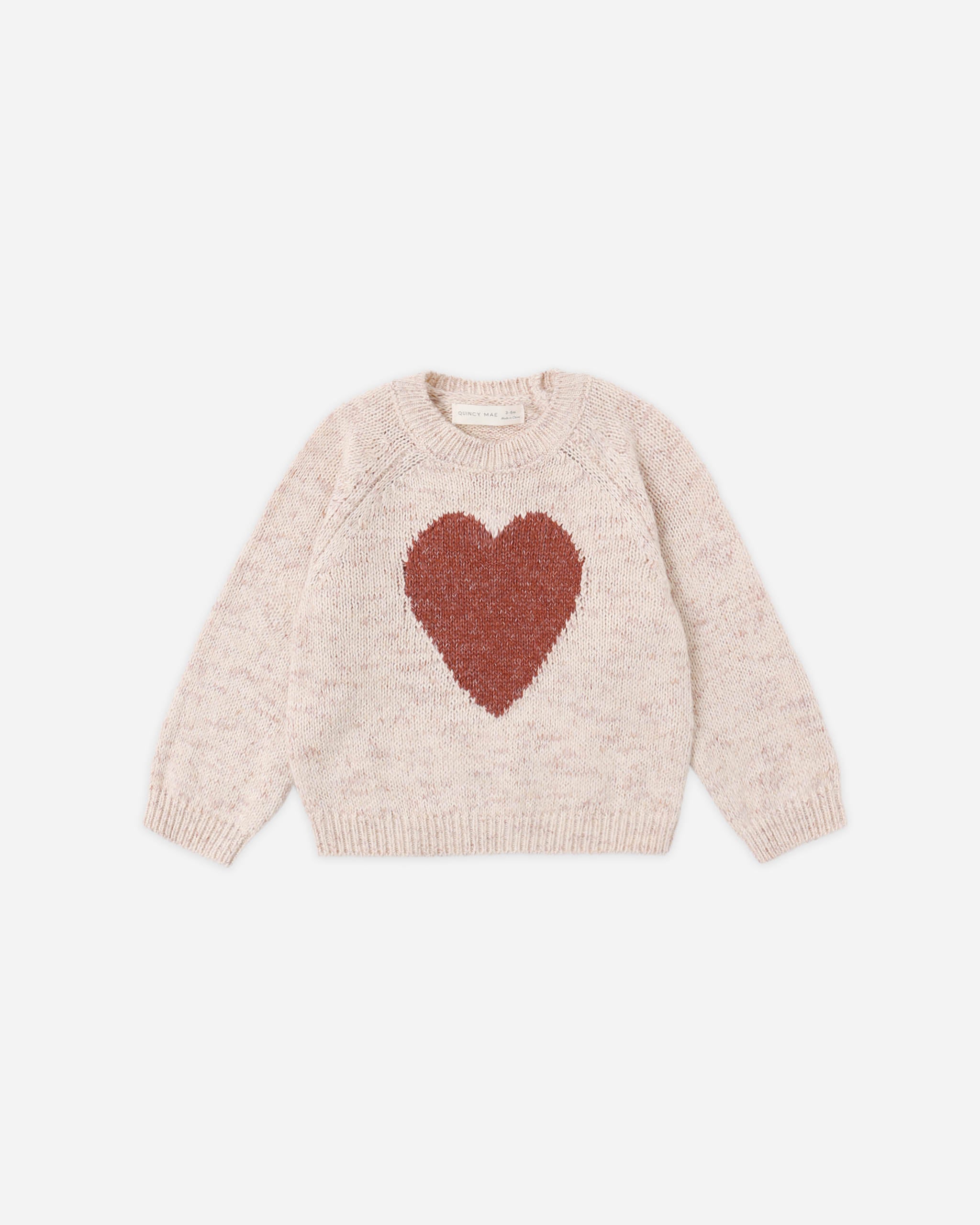 Knit Sweater Red Heart – Quincy Mae