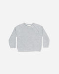 Bailey Knit Sweater Heathered Dusty Blue - Rylee + Cru | Kids Clothes | Trendy Baby Clothes | Modern Infant Outfits |