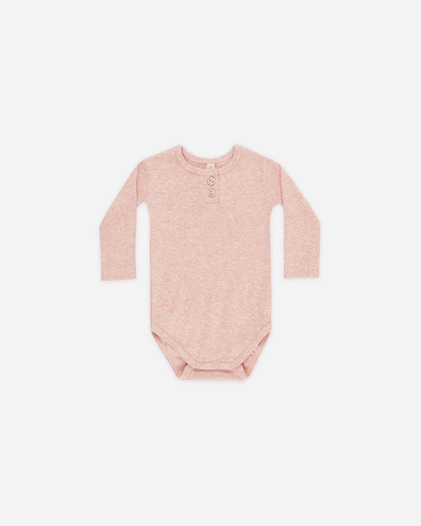 Ribbed Long Sleeve Onesie || Rose - Rylee + Cru | Kids Clothes | Trendy Baby Clothes | Modern Infant Outfits |
