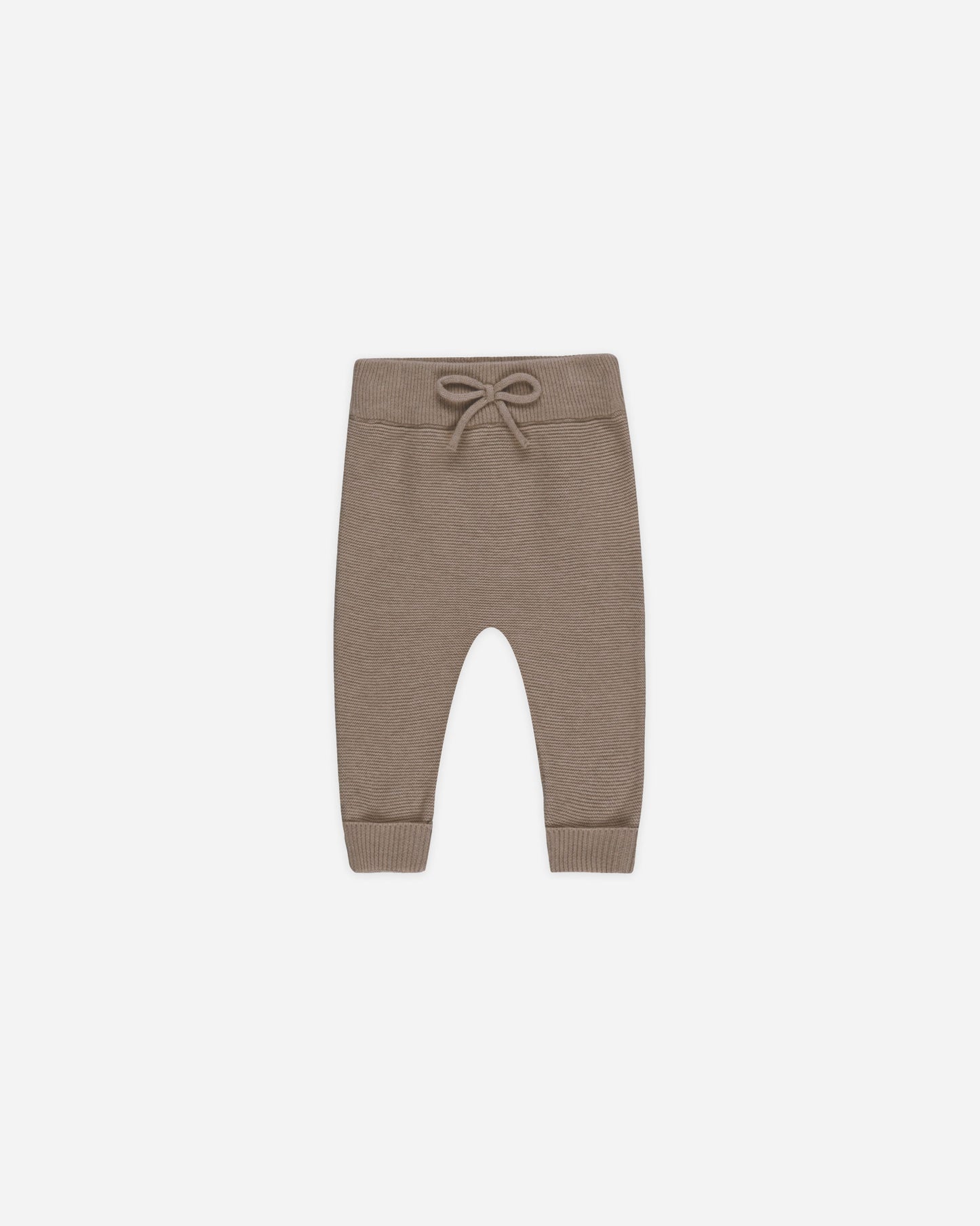 Knit Pant || Heathered Mocha - Rylee + Cru | Kids Clothes | Trendy Baby Clothes | Modern Infant Outfits |