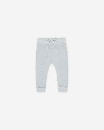 Knit Pant Heathered Dusty Blue – Quincy Mae