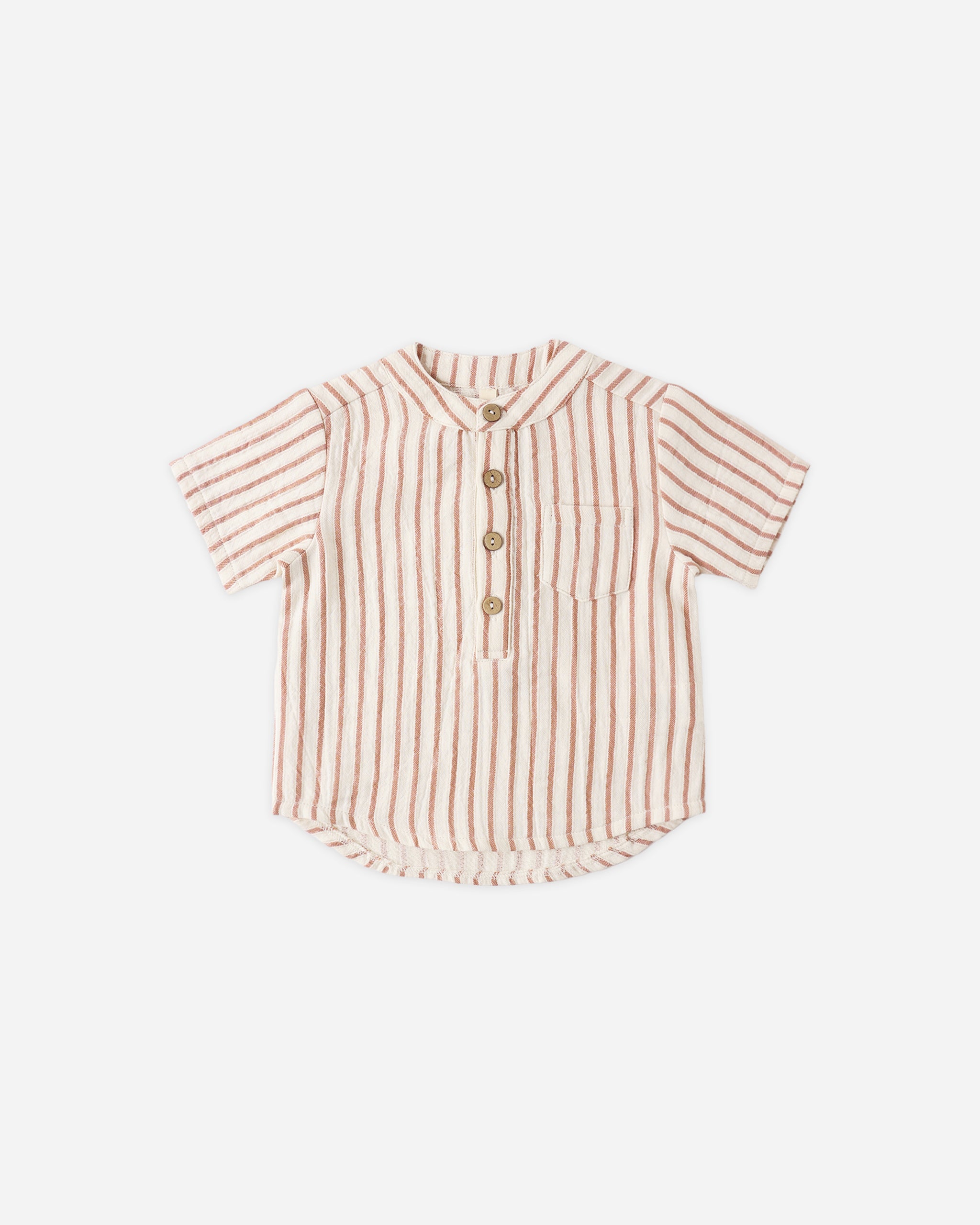 Jaxson Shirt Vintage Stripe – Quincy Mae