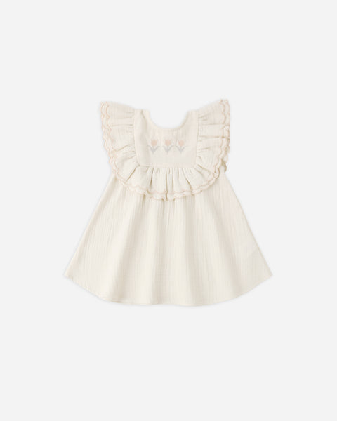 Lulu Dress Natural – Quincy Mae