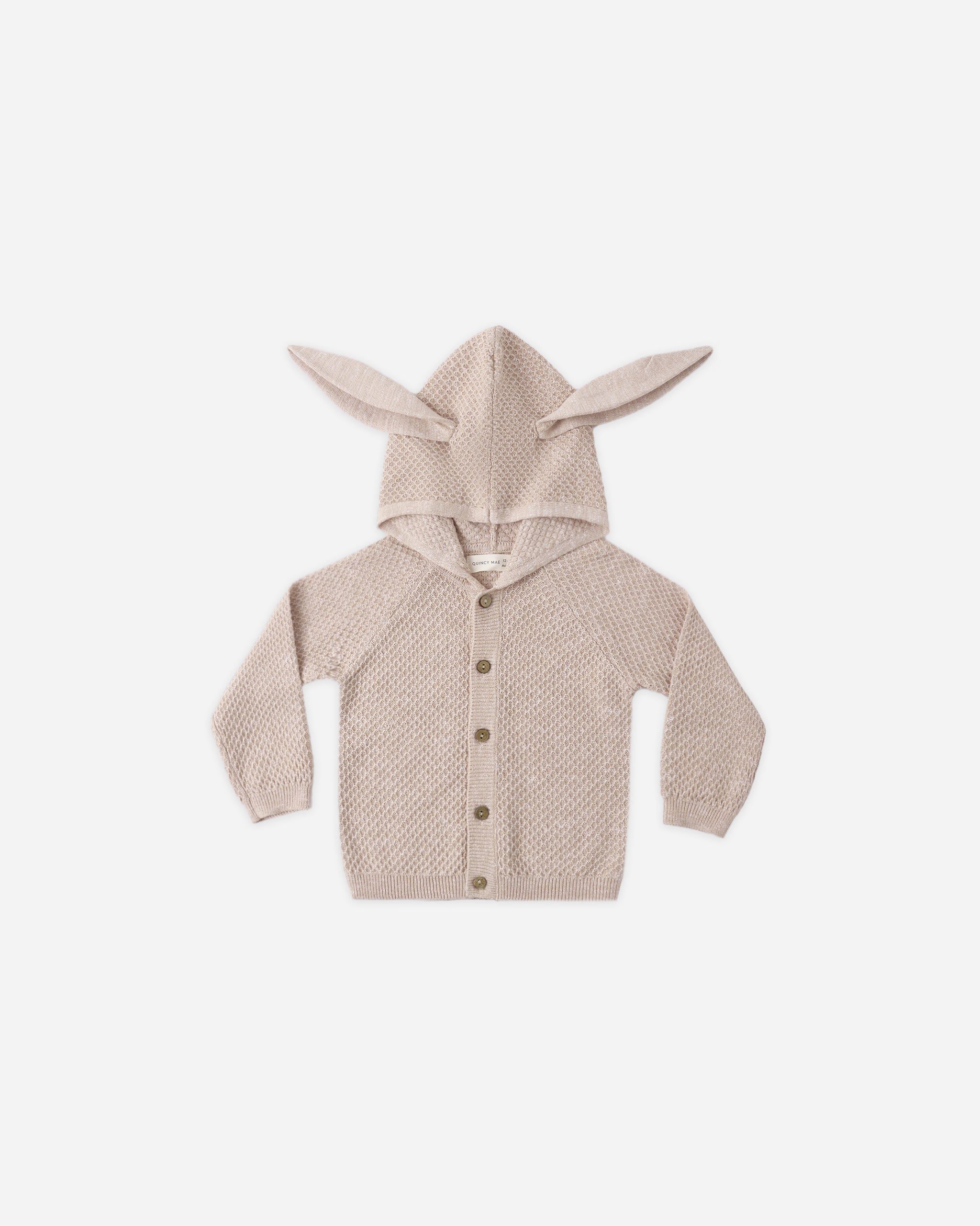 Bunny Knit Sweater Heathered Latte – Quincy Mae