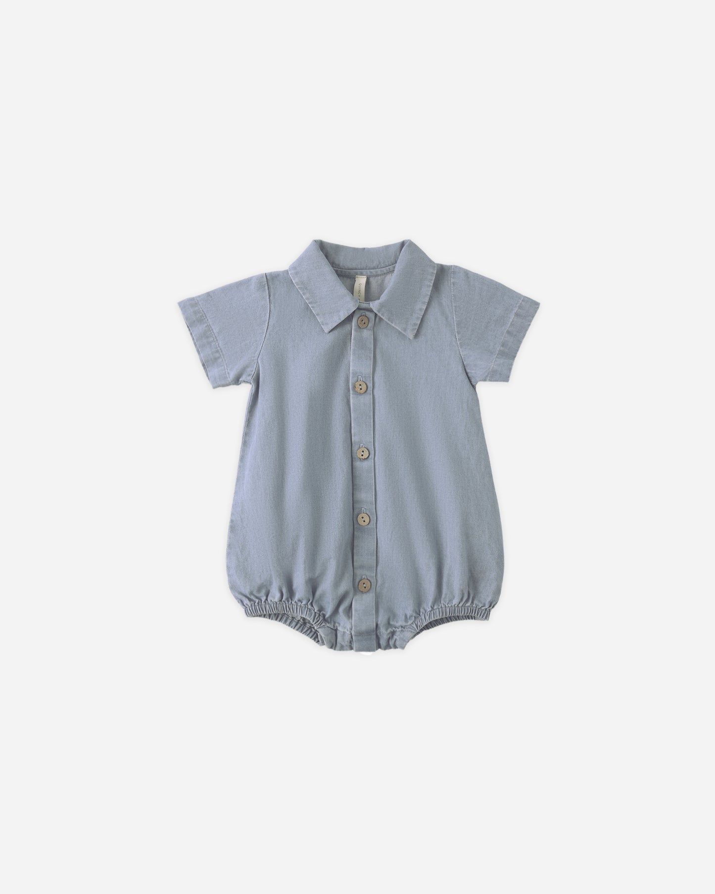 Matteo Romper Chambray - Rylee + Cru | Kids Clothes | Trendy Baby Clothes | Modern Infant Outfits |