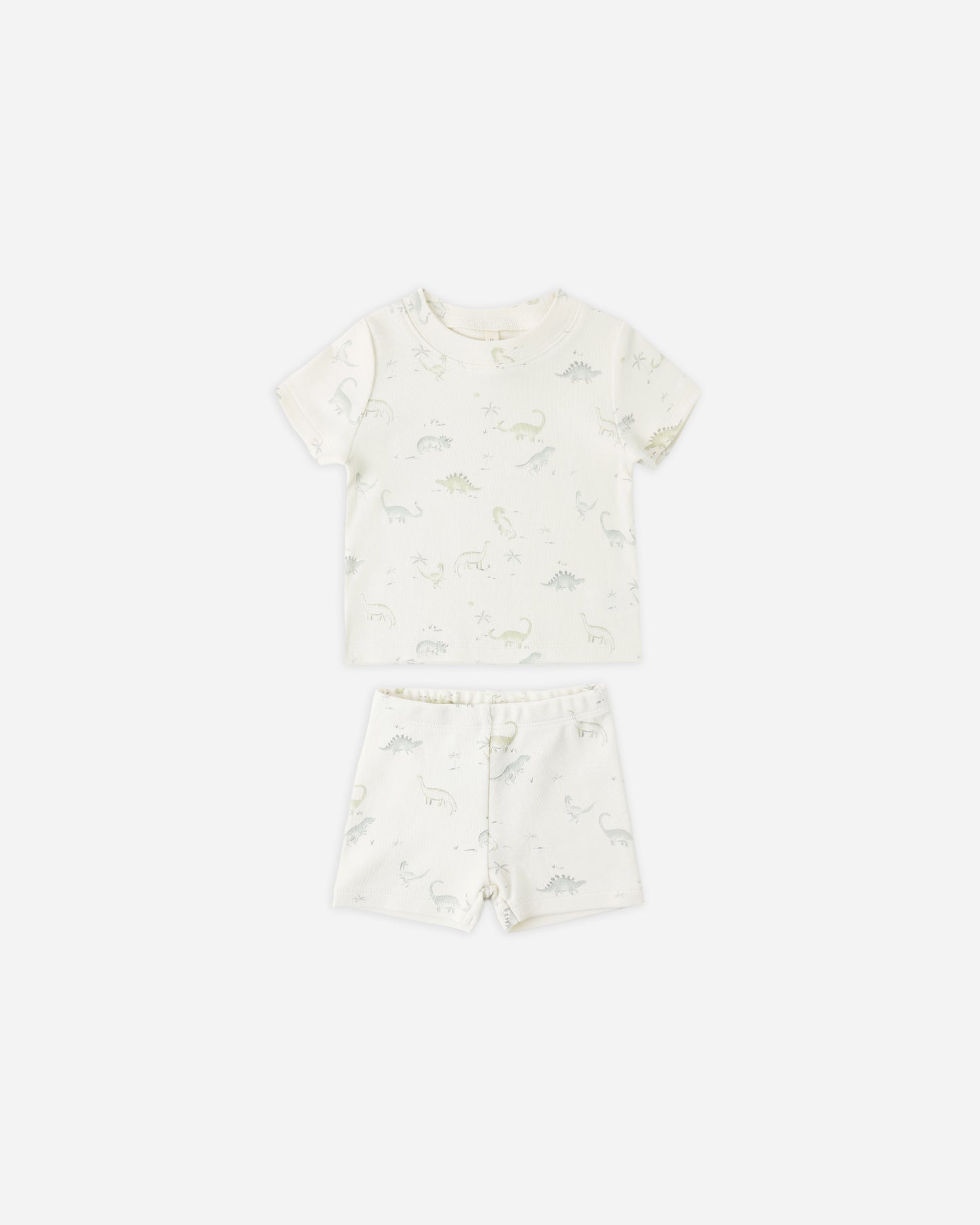 Summer Pajama Set Dinosaur - Rylee + Cru | Kids Clothes | Trendy Baby Clothes | Modern Infant Outfits |