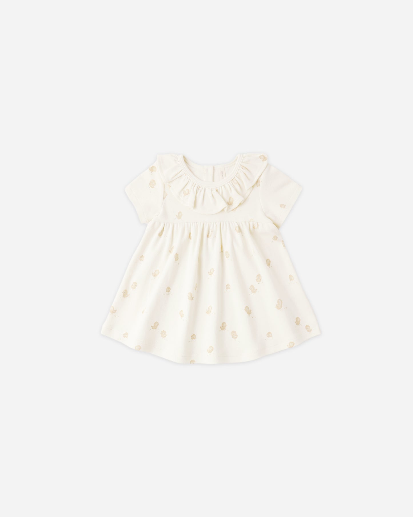 Ruffle Collar Jersey Dress Chicks - Rylee + Cru | Kids Clothes | Trendy Baby Clothes | Modern Infant Outfits |