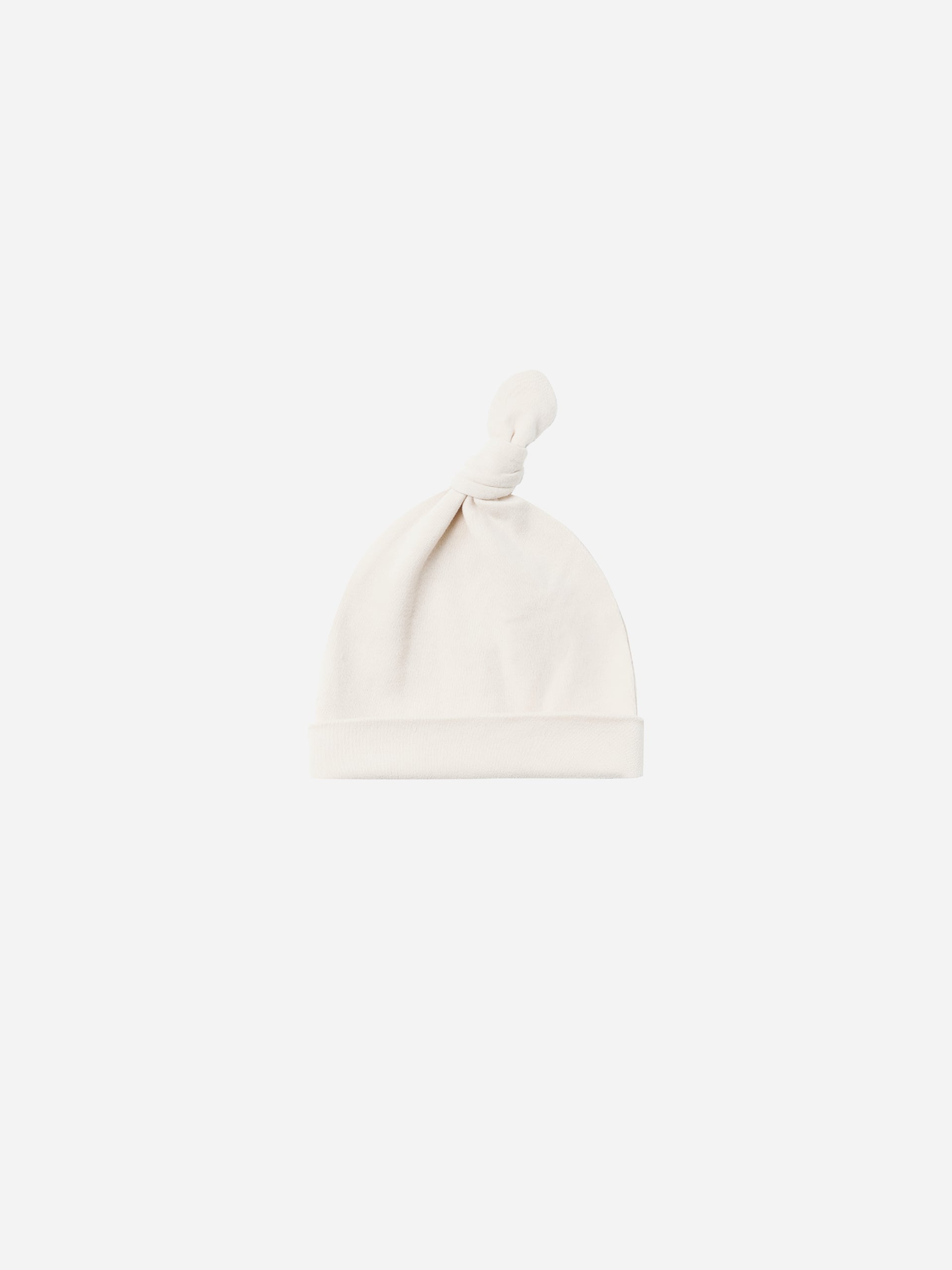 Knotted Baby Hat || Ivory SS24 - Rylee + Cru | Kids Clothes | Trendy Baby Clothes | Modern Infant Outfits |