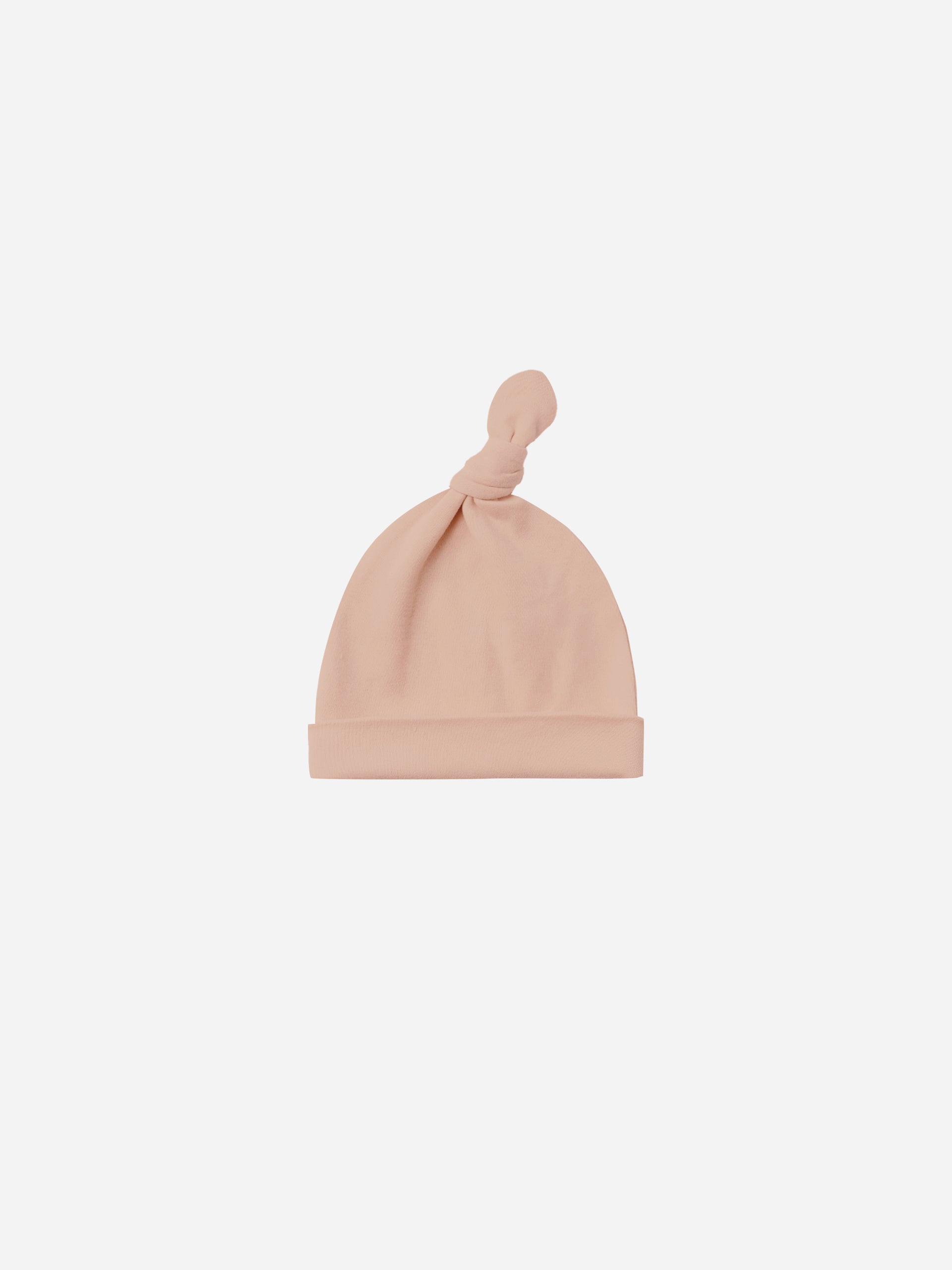Knotted Baby Hat || Blush - Rylee + Cru | Kids Clothes | Trendy Baby Clothes | Modern Infant Outfits |