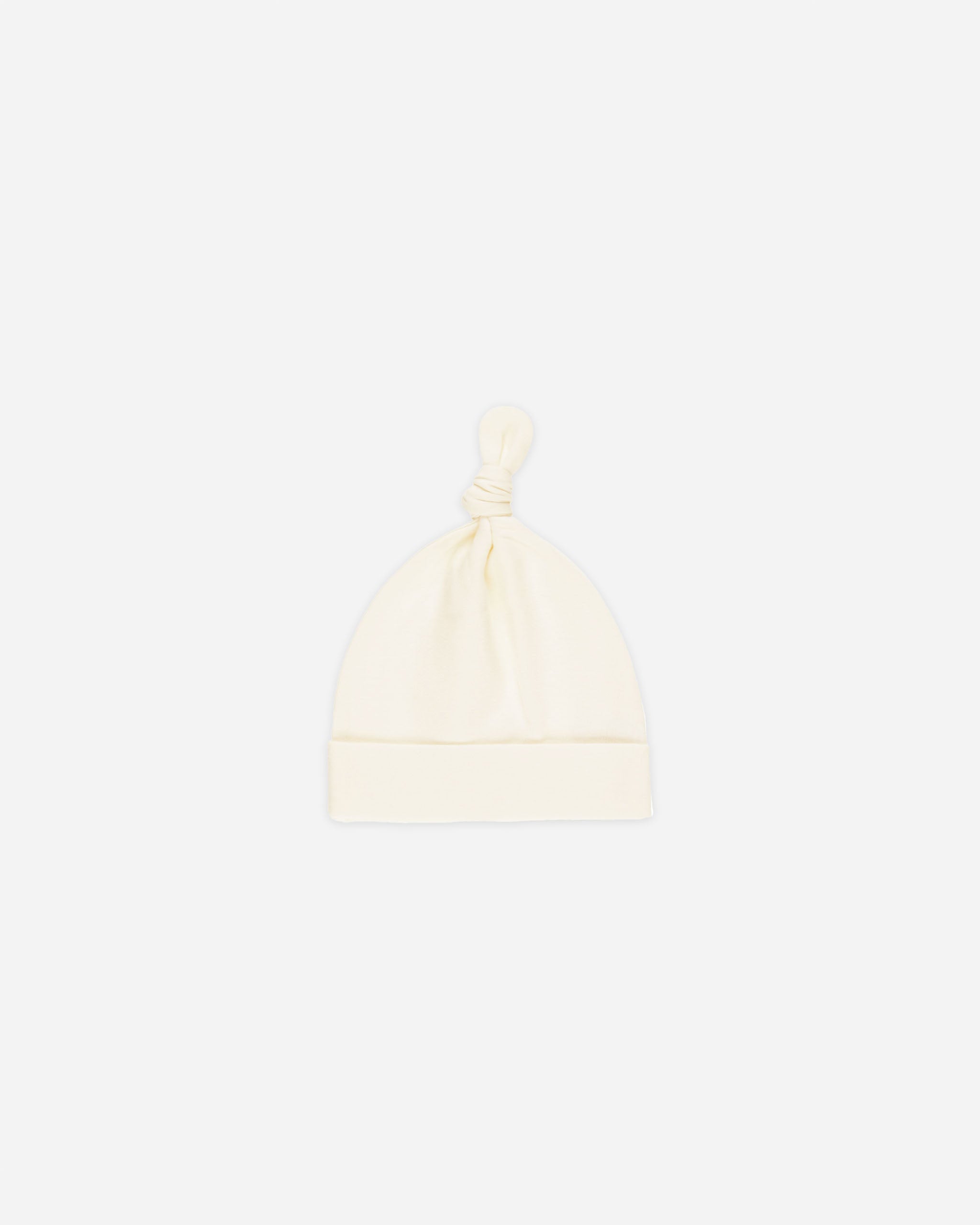 Knotted Baby Hat || Ivory - Rylee + Cru | Kids Clothes | Trendy Baby Clothes | Modern Infant Outfits |