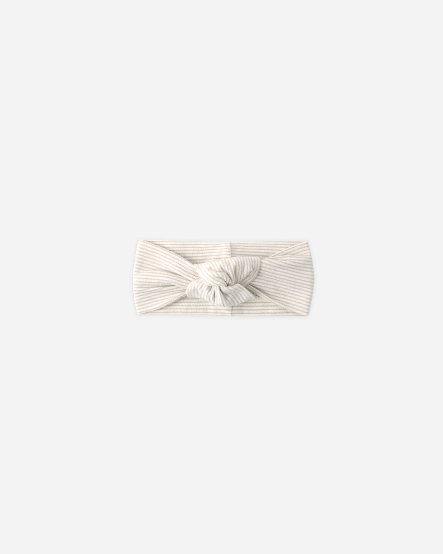 Knotted Headband Oat Micro Stripe - Rylee + Cru | Kids Clothes | Trendy Baby Clothes | Modern Infant Outfits |