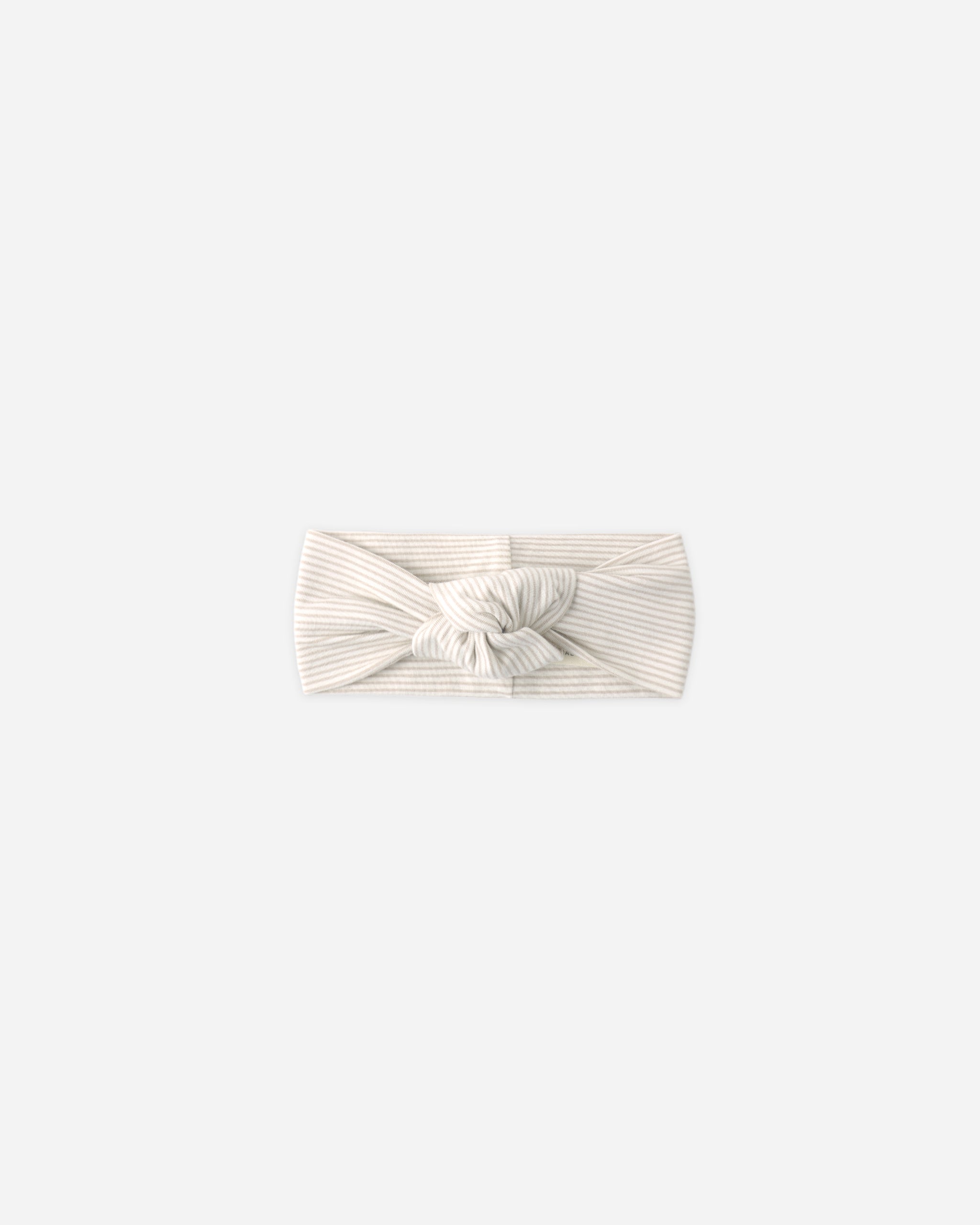 Knotted Headband Oat Micro Stripe - Rylee + Cru | Kids Clothes | Trendy Baby Clothes | Modern Infant Outfits |