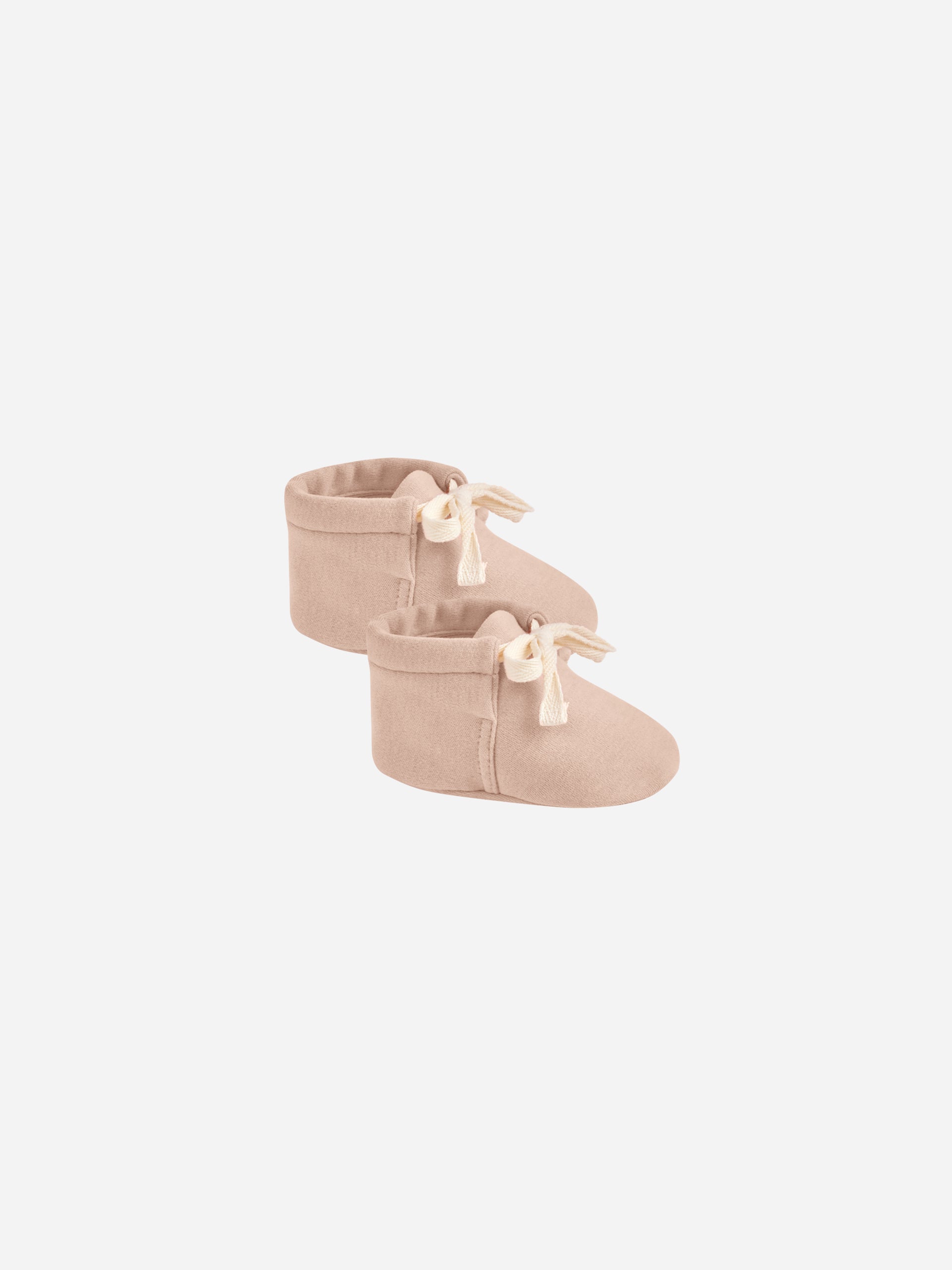 Baby Booties || Blush - Rylee + Cru | Kids Clothes | Trendy Baby Clothes | Modern Infant Outfits |