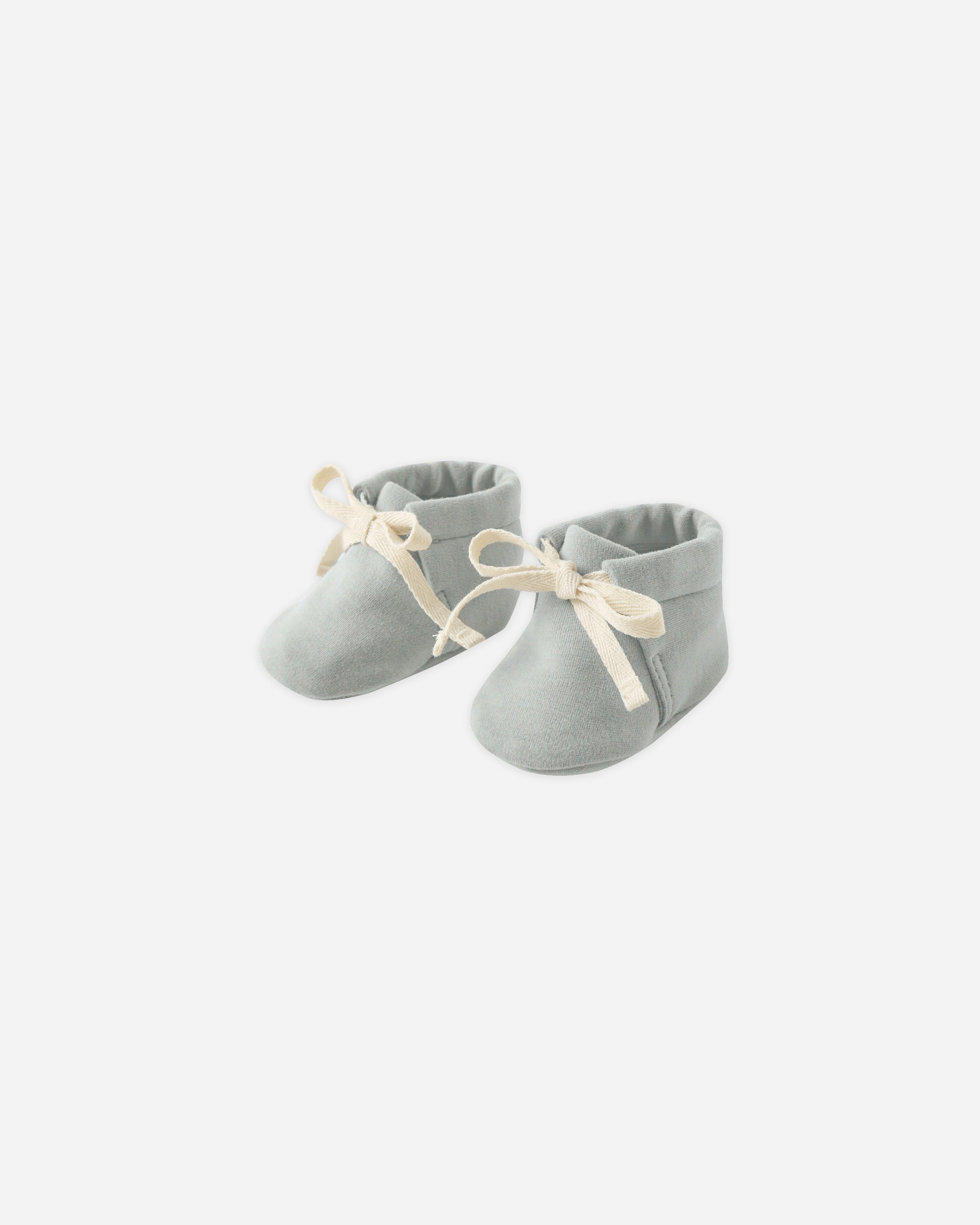 Baby Booties || Steel Blue - Rylee + Cru | Kids Clothes | Trendy Baby Clothes | Modern Infant Outfits |