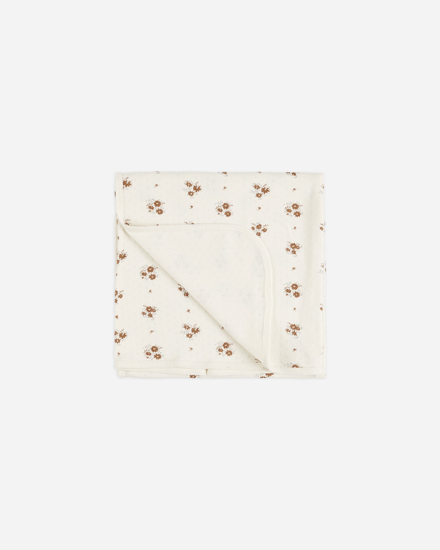 Pointelle Baby Blanket || Autumn Flora