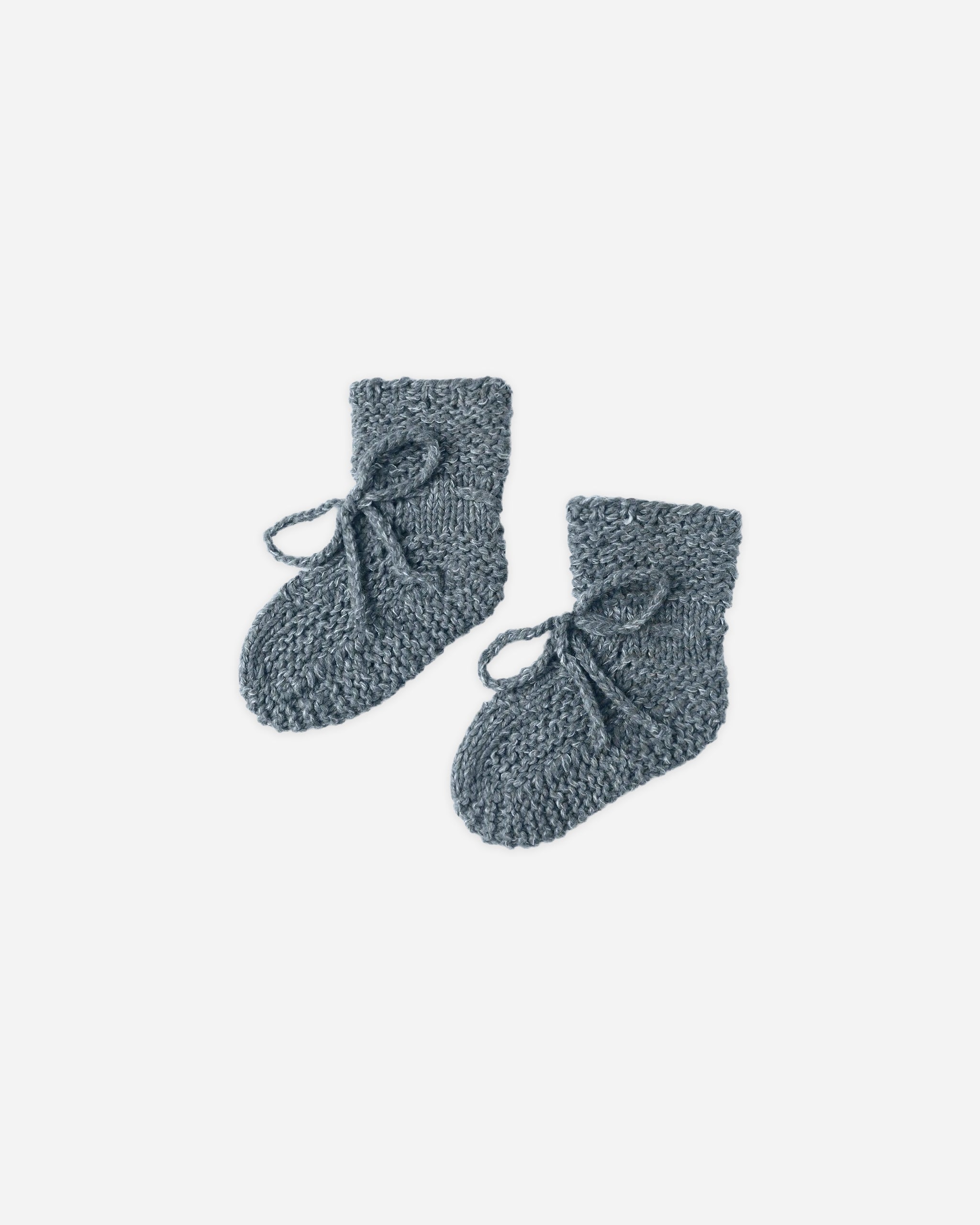 Knit Booties || Ocean - Rylee + Cru | Kids Clothes | Trendy Baby Clothes | Modern Infant Outfits |