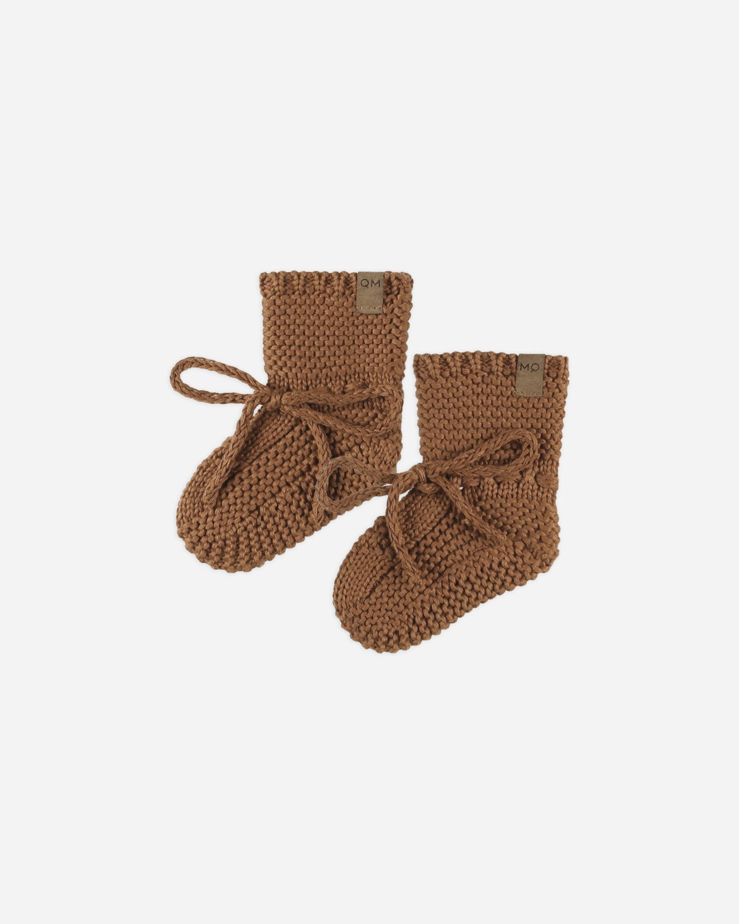 Knit Booties || Cinnamon