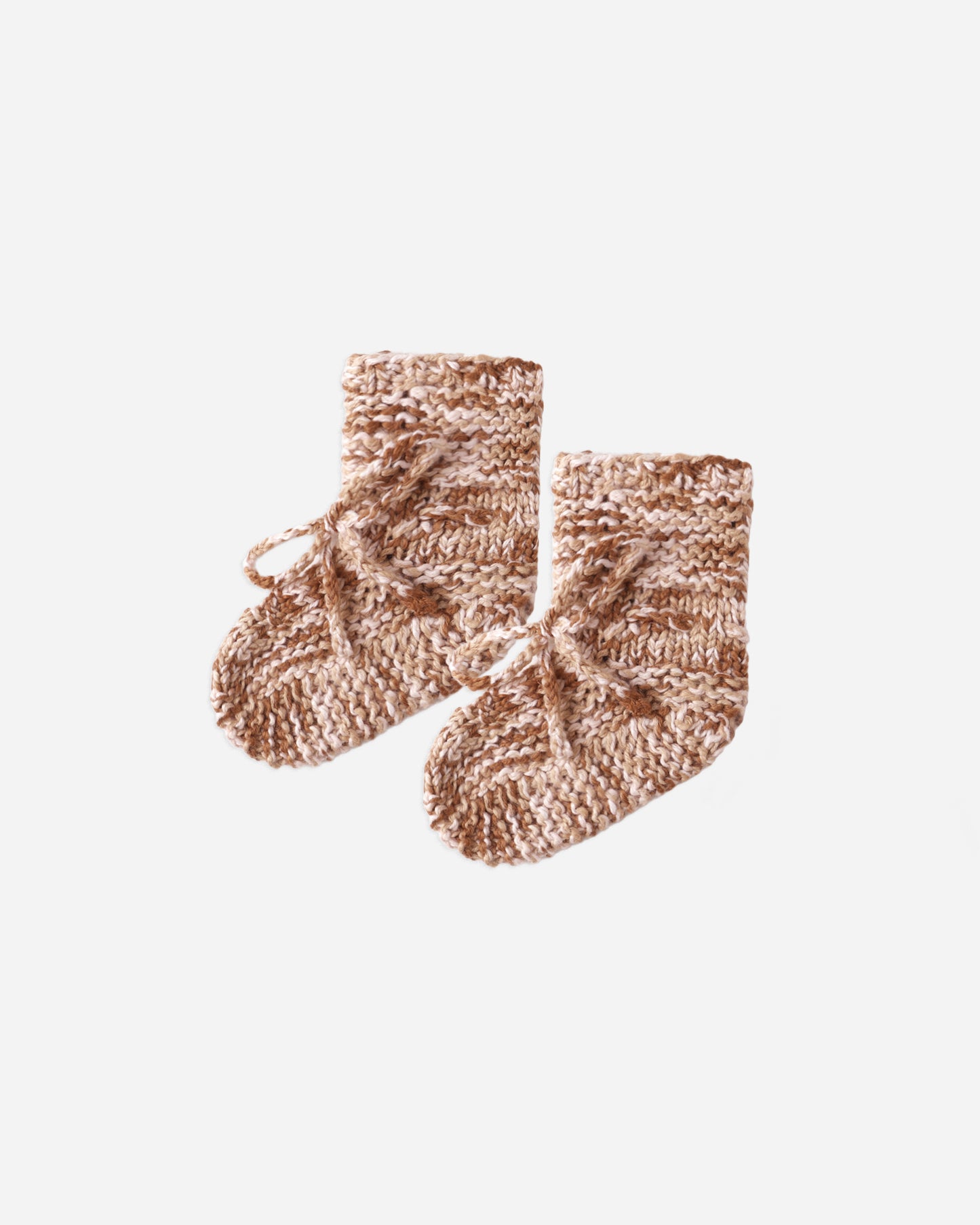 Knit Booties || Rose Speckle - Rylee + Cru | Kids Clothes | Trendy Baby Clothes | Modern Infant Outfits |
