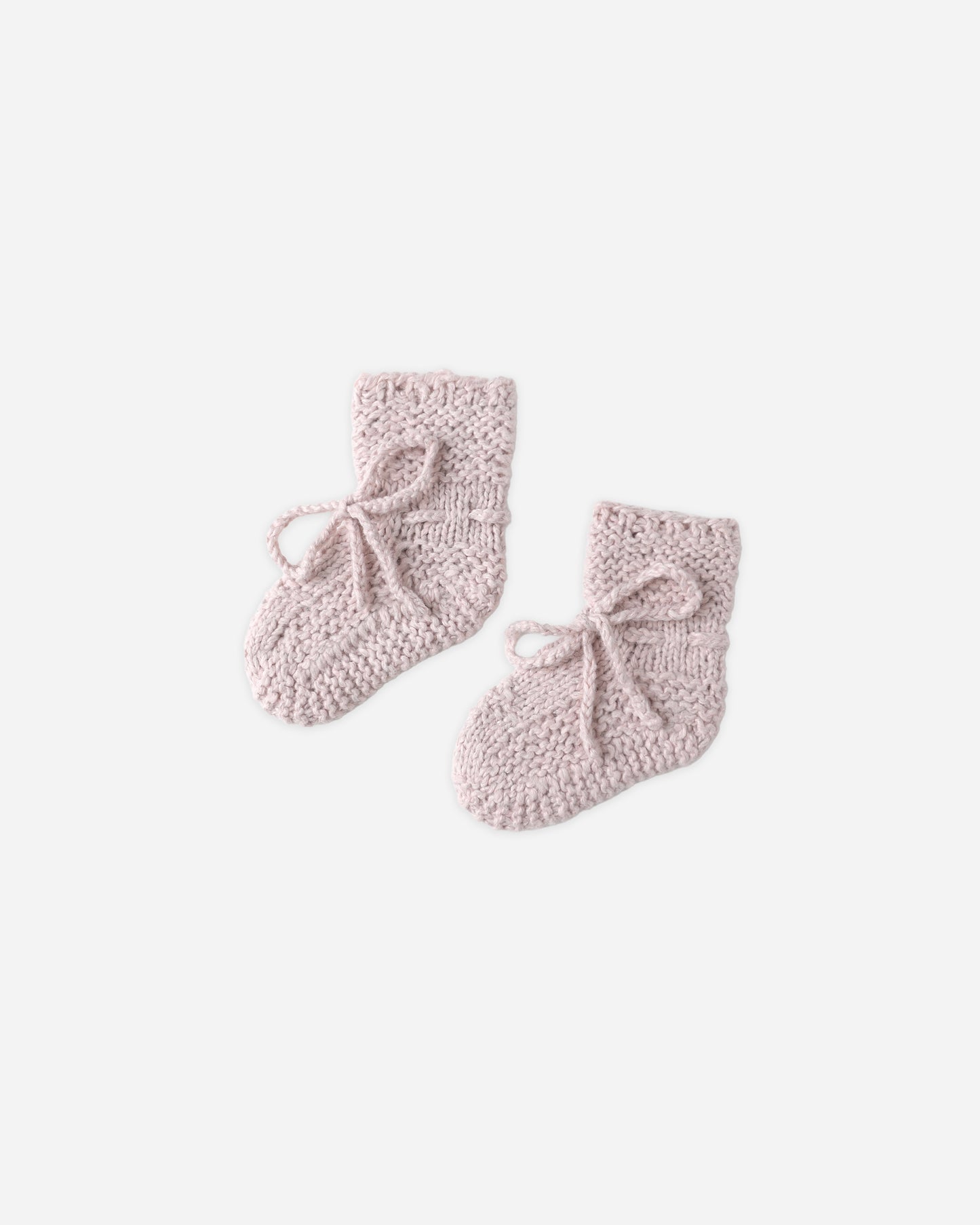 Knit Booties || Lilac - Rylee + Cru | Kids Clothes | Trendy Baby Clothes | Modern Infant Outfits |