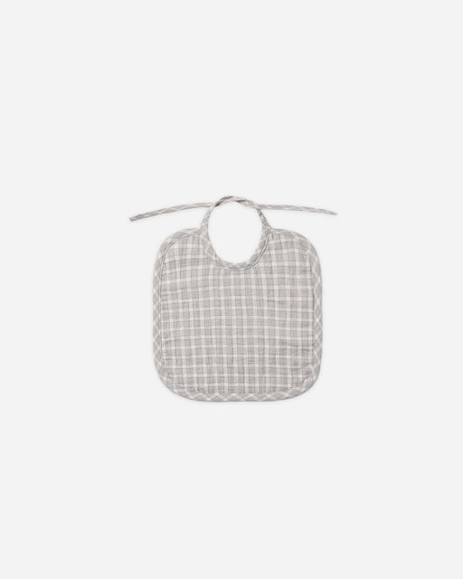 Woven Tie Bib Blue Gingham - Rylee + Cru | Kids Clothes | Trendy Baby Clothes | Modern Infant Outfits |