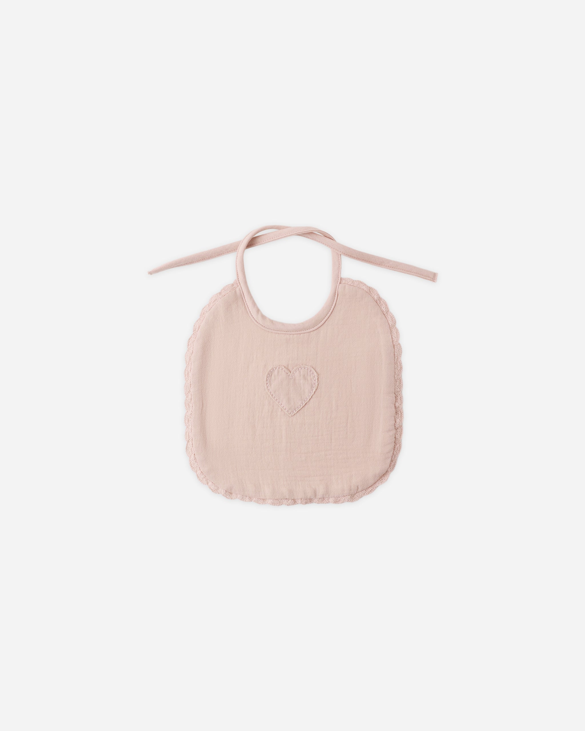 Woven Tie Bib Blush - Rylee + Cru | Kids Clothes | Trendy Baby Clothes | Modern Infant Outfits |