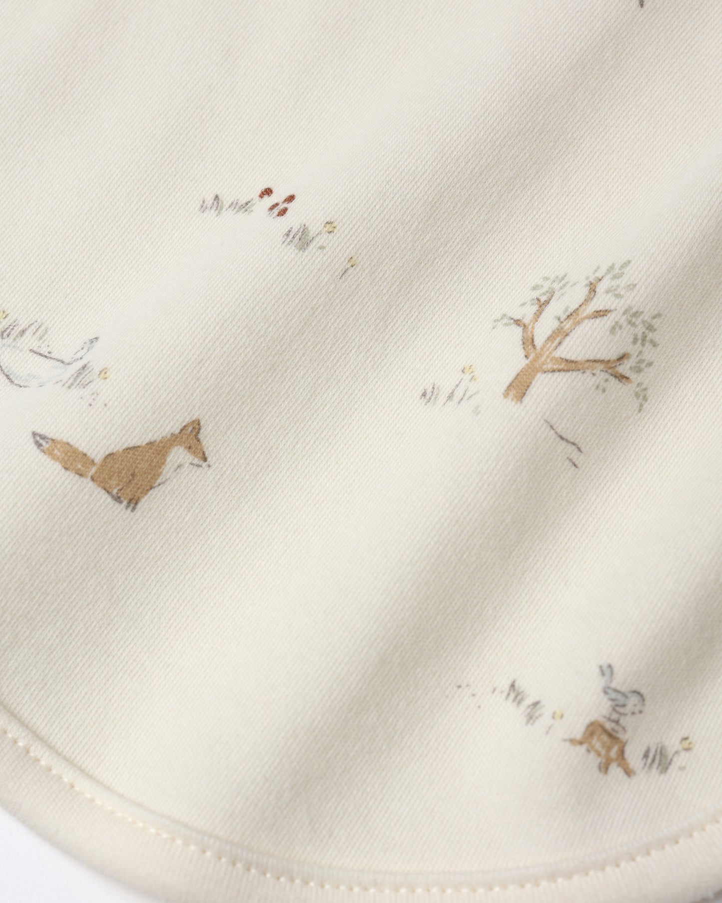 Jersey Snap Bib, 2 Pack || Fox Land, Fern Stripe - Rylee + Cru | Kids Clothes | Trendy Baby Clothes | Modern Infant Outfits |