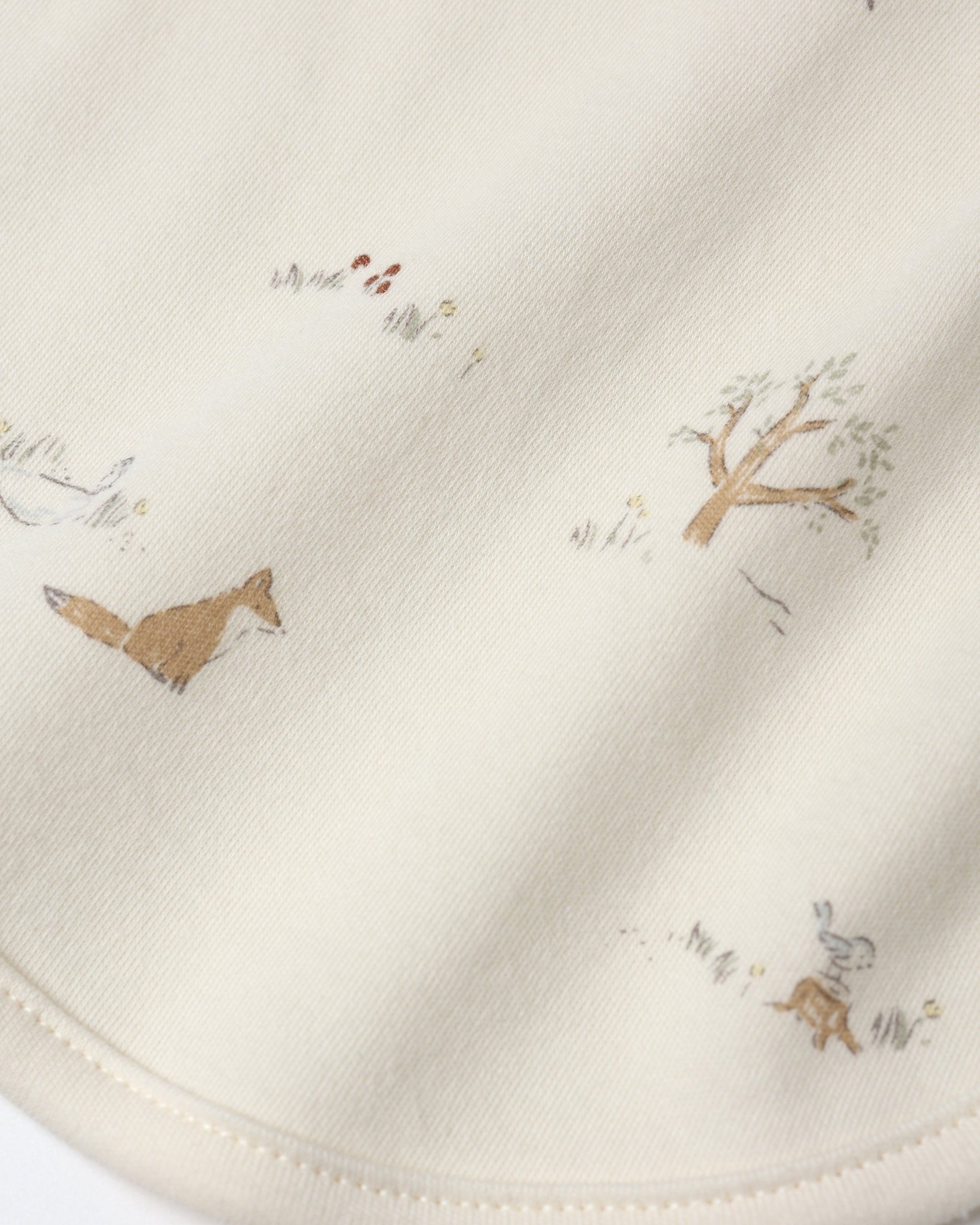 Jersey Snap Bib, 2 Pack || Fox Land, Fern Stripe - Rylee + Cru | Kids Clothes | Trendy Baby Clothes | Modern Infant Outfits |